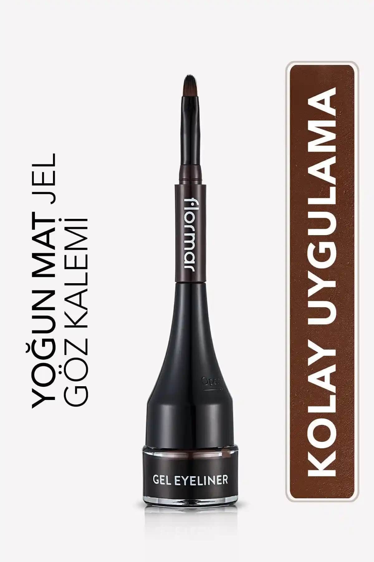 Flormar Özel Fırça Başlıklı Yoğun Pigmentli Mat Jel Eyeliner İncelemesi ve Kullanım İpuçları