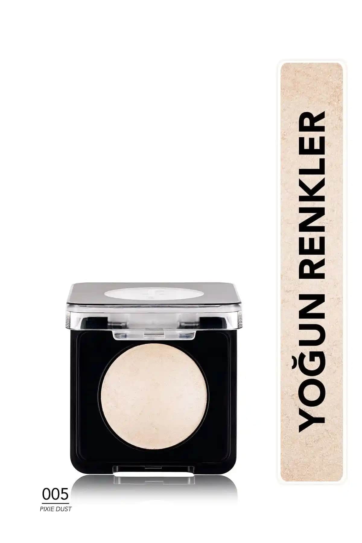 Flormar Yoğun Işıltılı Göz Farları Karşılaştırması 005 Pixie Dust ve 009 Silver Leaf