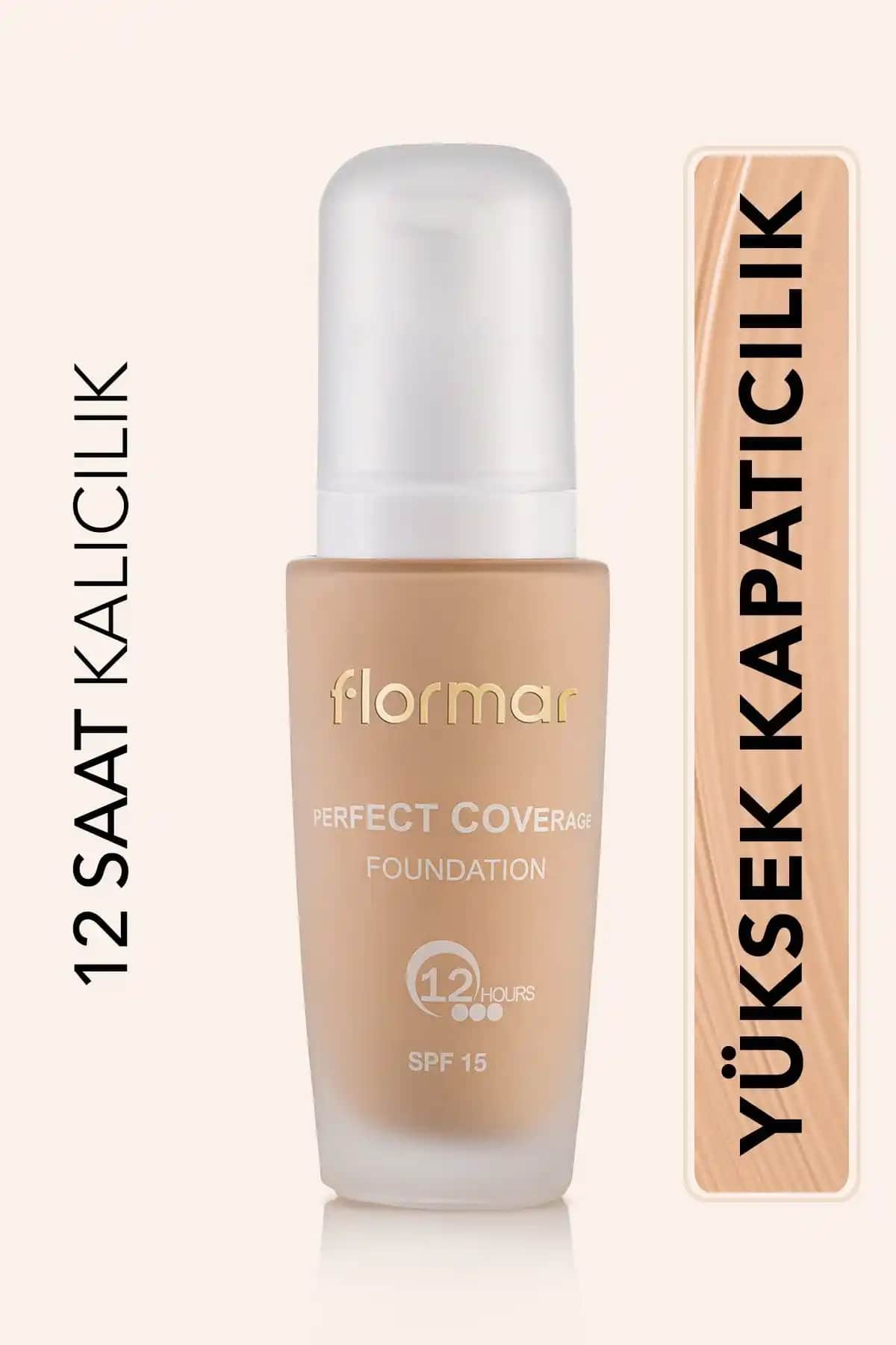 Flormar Yoğun Kapatıcı Su Bazlı Fondöten: Yüksek Kapatıcılık ve Doğal Görünüm