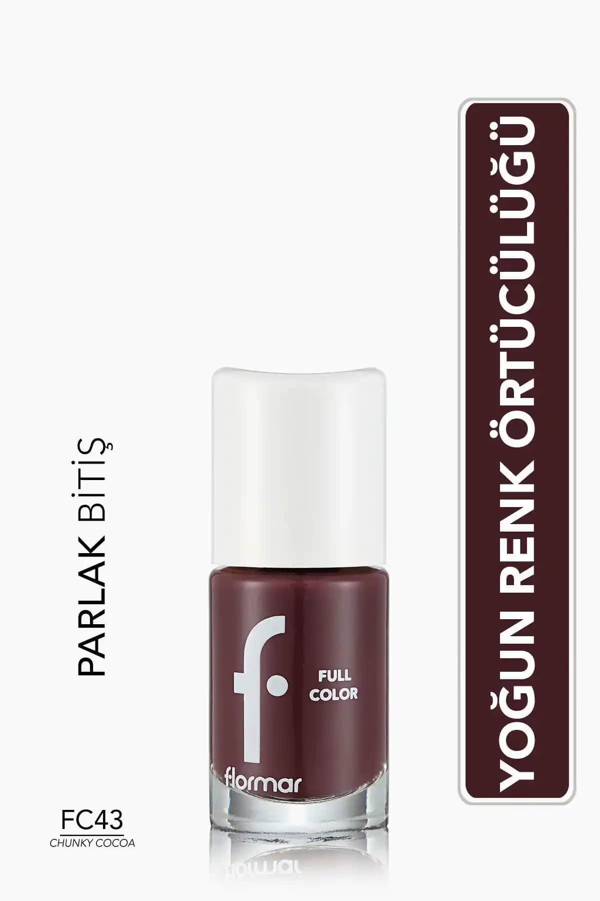 Flormar Yoğun Pigmentli Parlak Oje Karşılaştırması: Fc43 Chunky Cocoa ve Fc76 Vintage