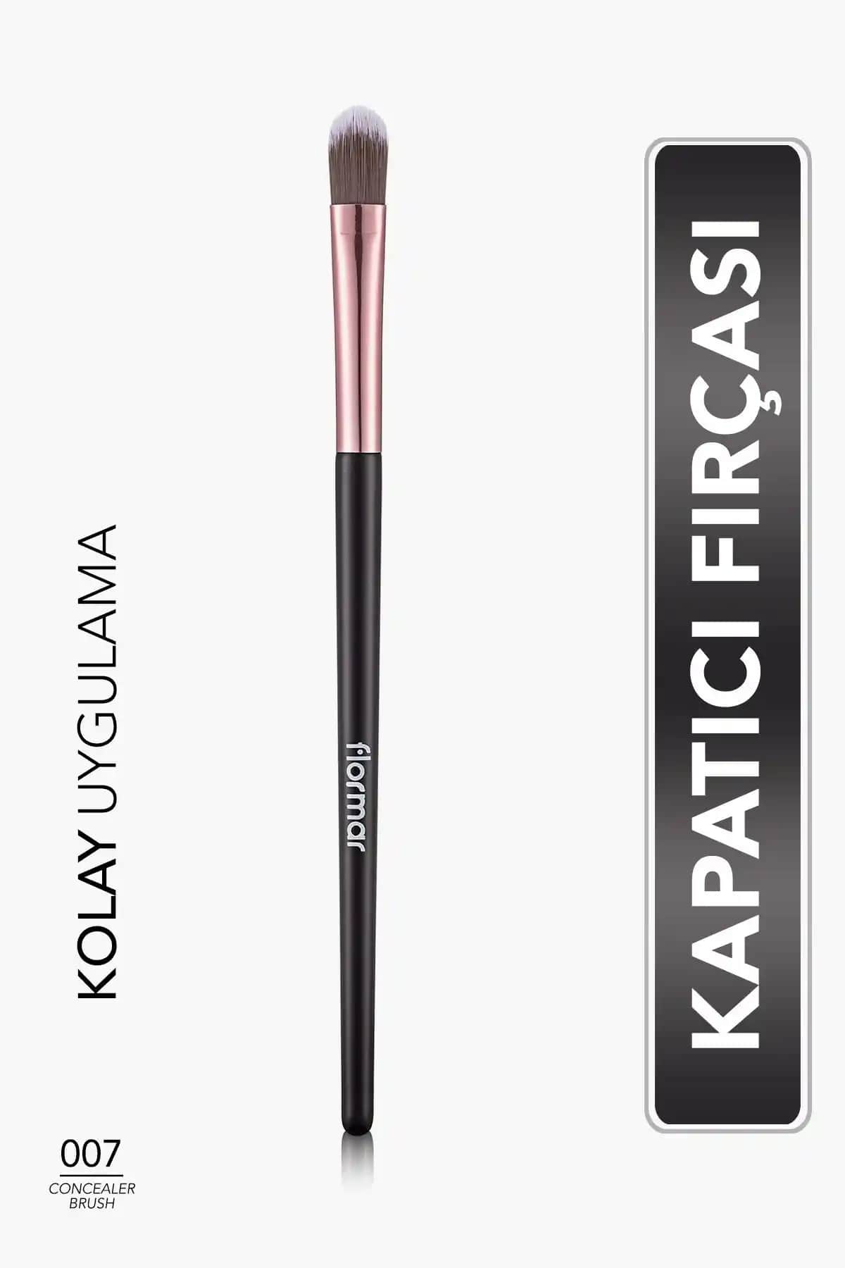 Flormar Yuvarlak Uçlu Elips Kapatıcı Fırçası ile Doğal ve Kusursuz Makyaj Sonuçları