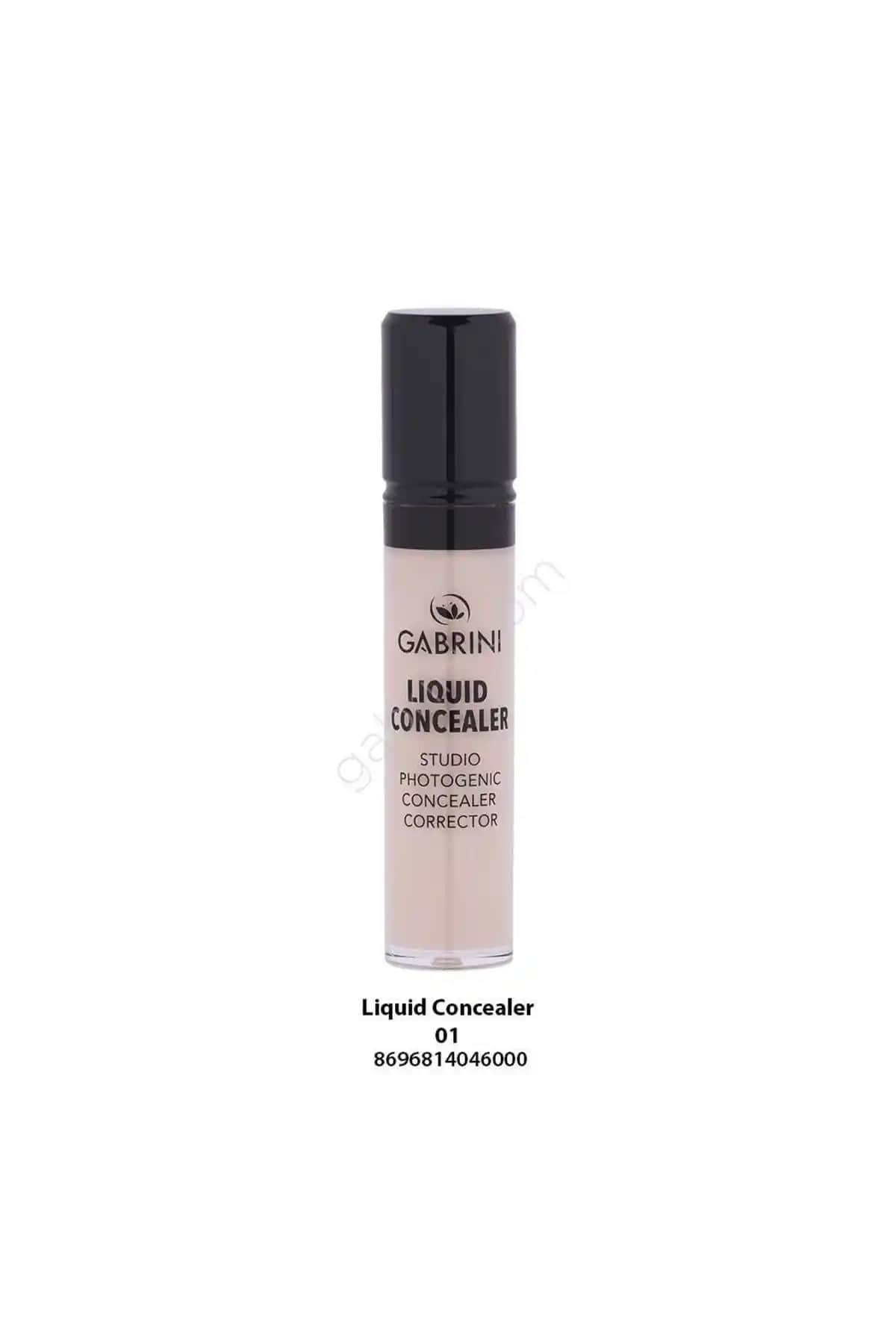 Gabrini Liquid Concealer 01: Günlük Kullanım İçin Yüksek Performanslı Doğal Görünüm Sağlayan Kapatıcı