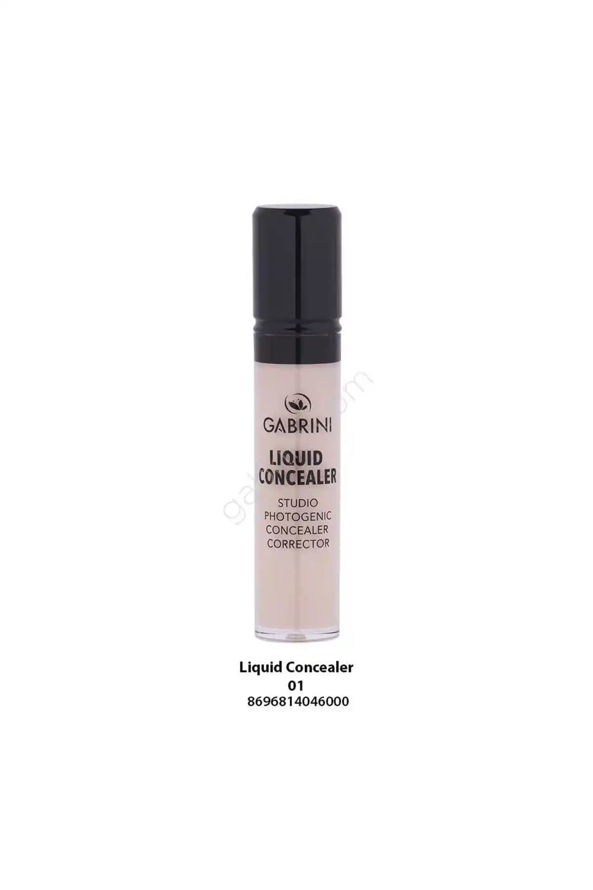 Gabrini Liquid Concealer 01: Günlük Kullanım İçin Yüksek Performanslı Doğal Görünüm Sağlayan Kapatıcı