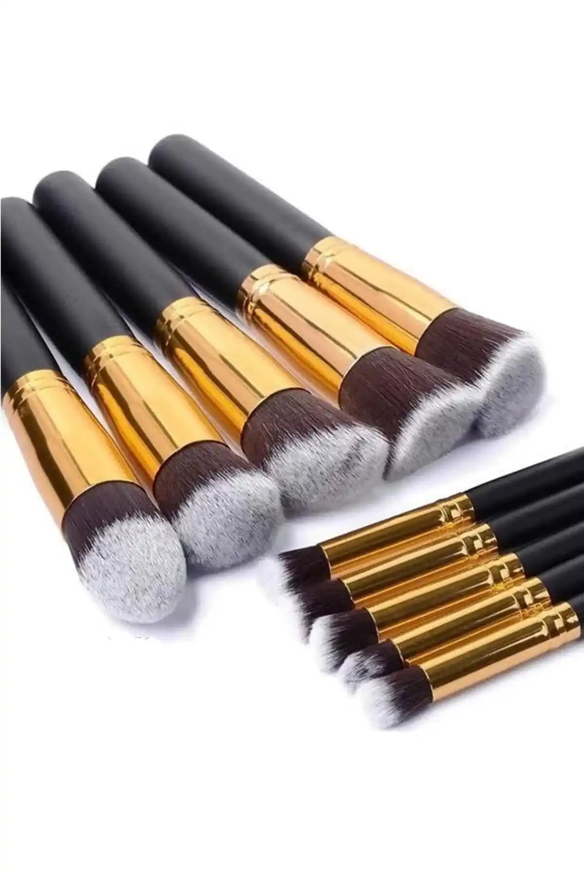 Gold Beauty Profesyonel Makyaj Fırça Seti: Şık Tasarım ve Yüksek Performanslı Araçlar