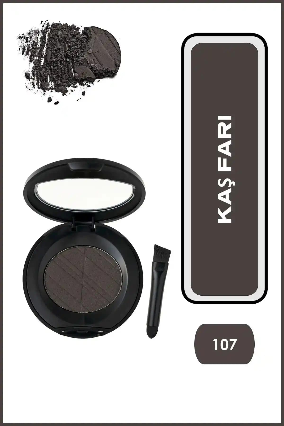 Golden Rose Eyebrow Powder No: 107 - Doğal ve Kalıcı Kaş Şekli İçin Uygun Çözüm