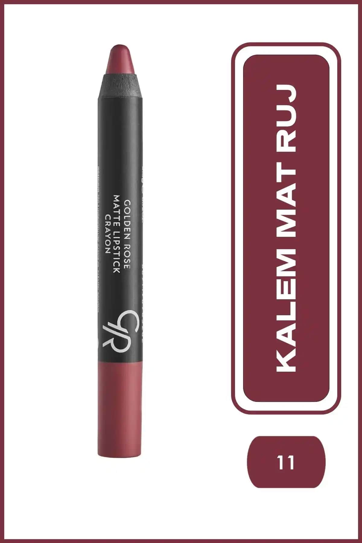 2025'te Dudaklarda Doğallık ve Kalıcılık: Golden Rose Matte Lipstick No:11