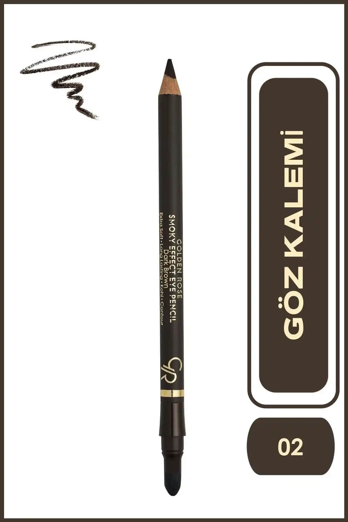 Golden Rose Smoky Effect Göz Kalemi No:02 Dark Brown ile Doğal ve Şık Bakışlar