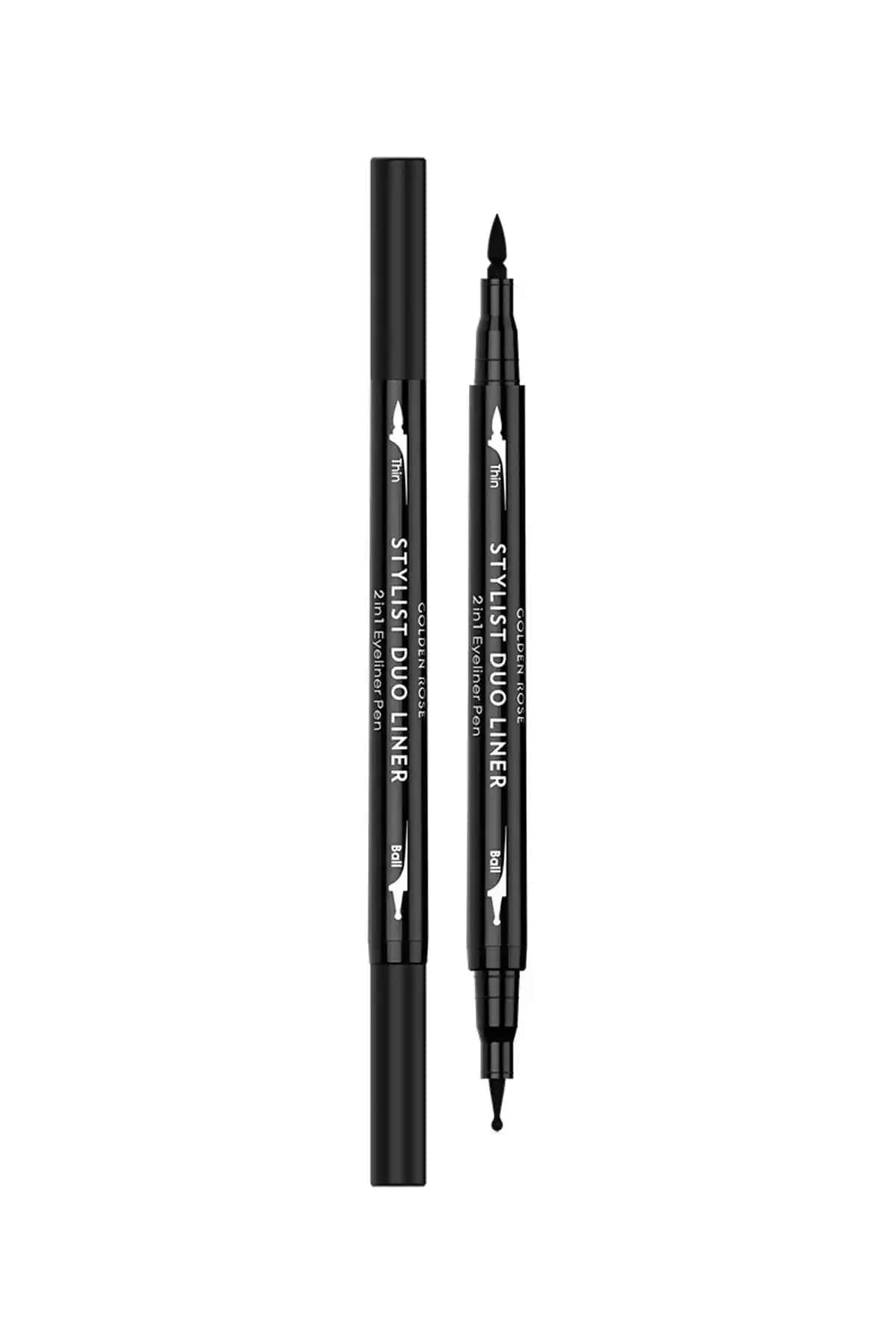 Golden Rose Stylist Duo Liner 2 İn 1 Eyeliner Pen: Uzun Ömürlü ve Pratik Kullanım İçin