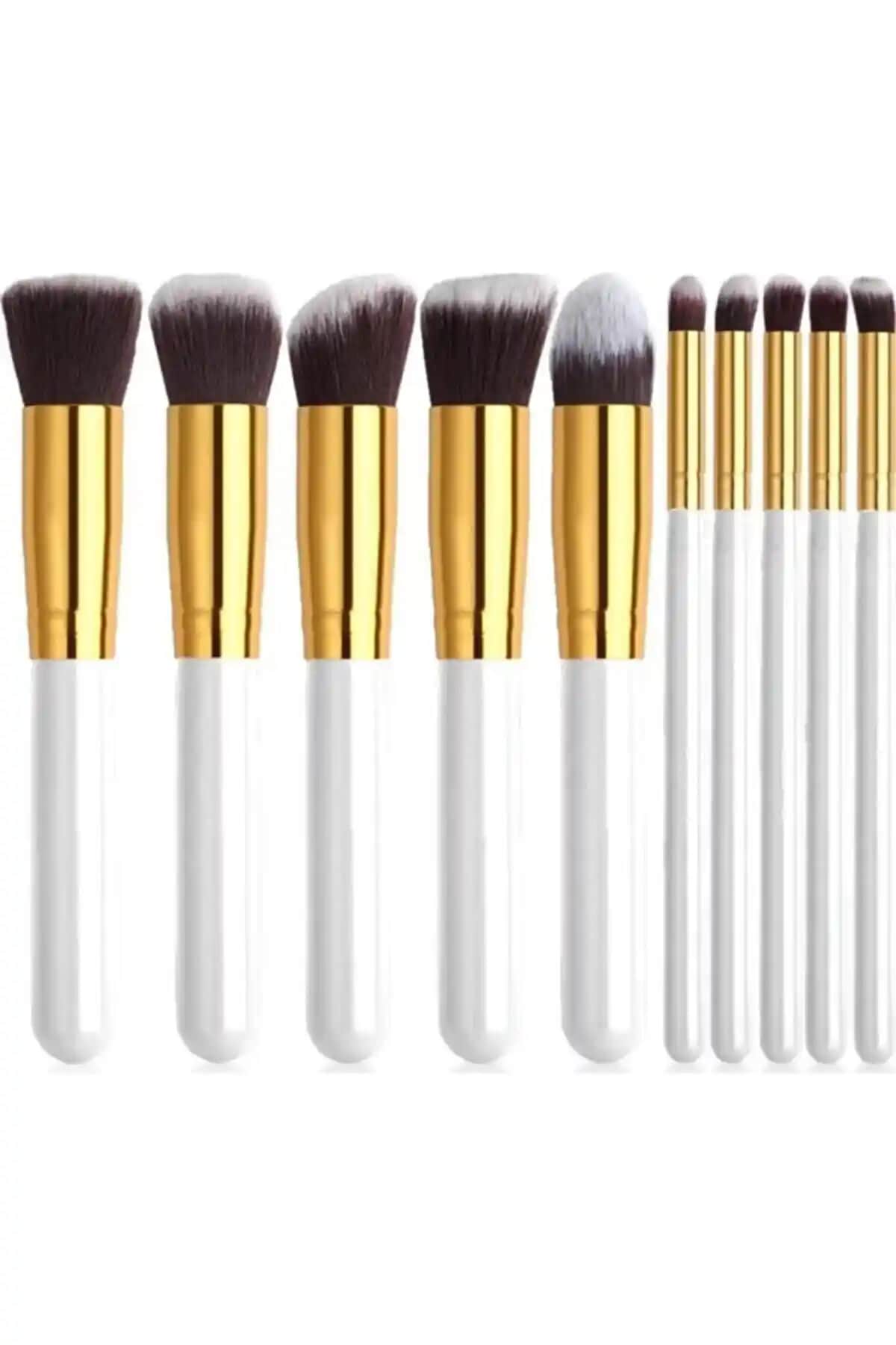 İzla Lila ve MUJGAN Siyah Saplı 10'lu Makyaj Fırça Setleri Karşılaştırması