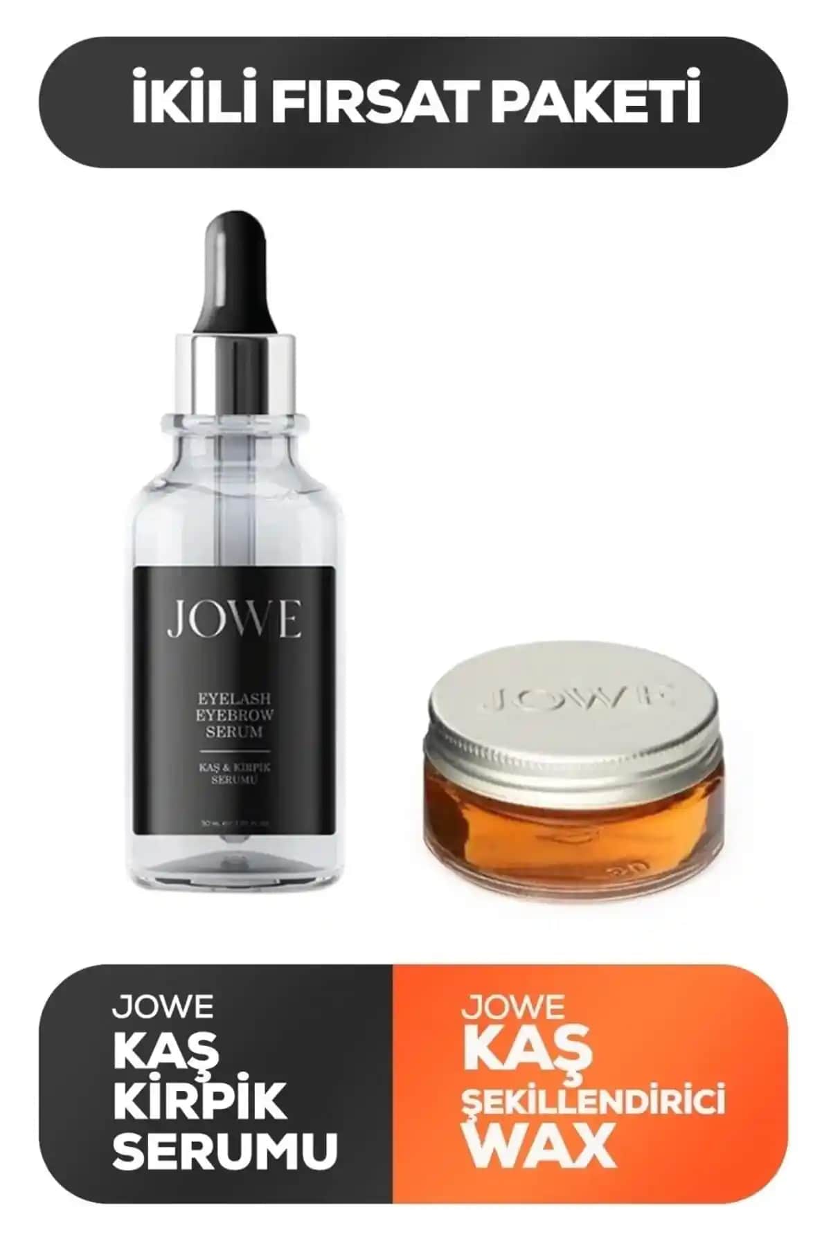 JOWE Kaş ve Kirpik Serumu ile Kaş Waxı Seti Doğal Güzellik ve Bakım Çözümü
