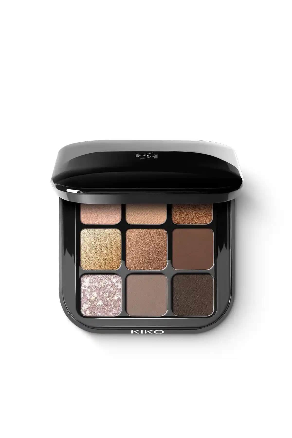 KIKO Glamour Çoklu Finish Göz Farı Paleti 01 Earth Tones - Çok Renkli ve Kaliteli