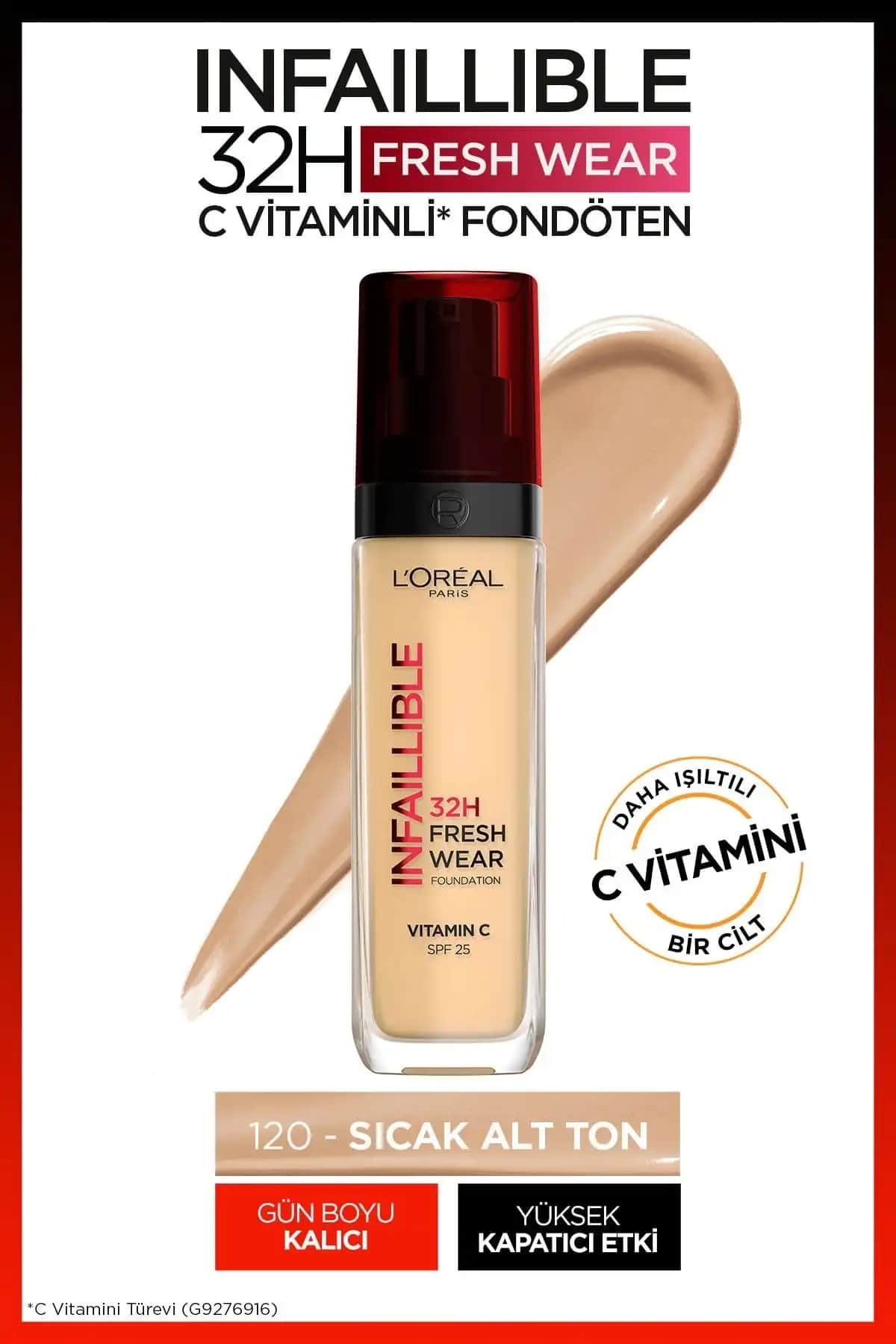 2025'te L'Oreal Paris Infaillible 24 Saatlik Fondötenle Kusursuz Cilt Sırrı