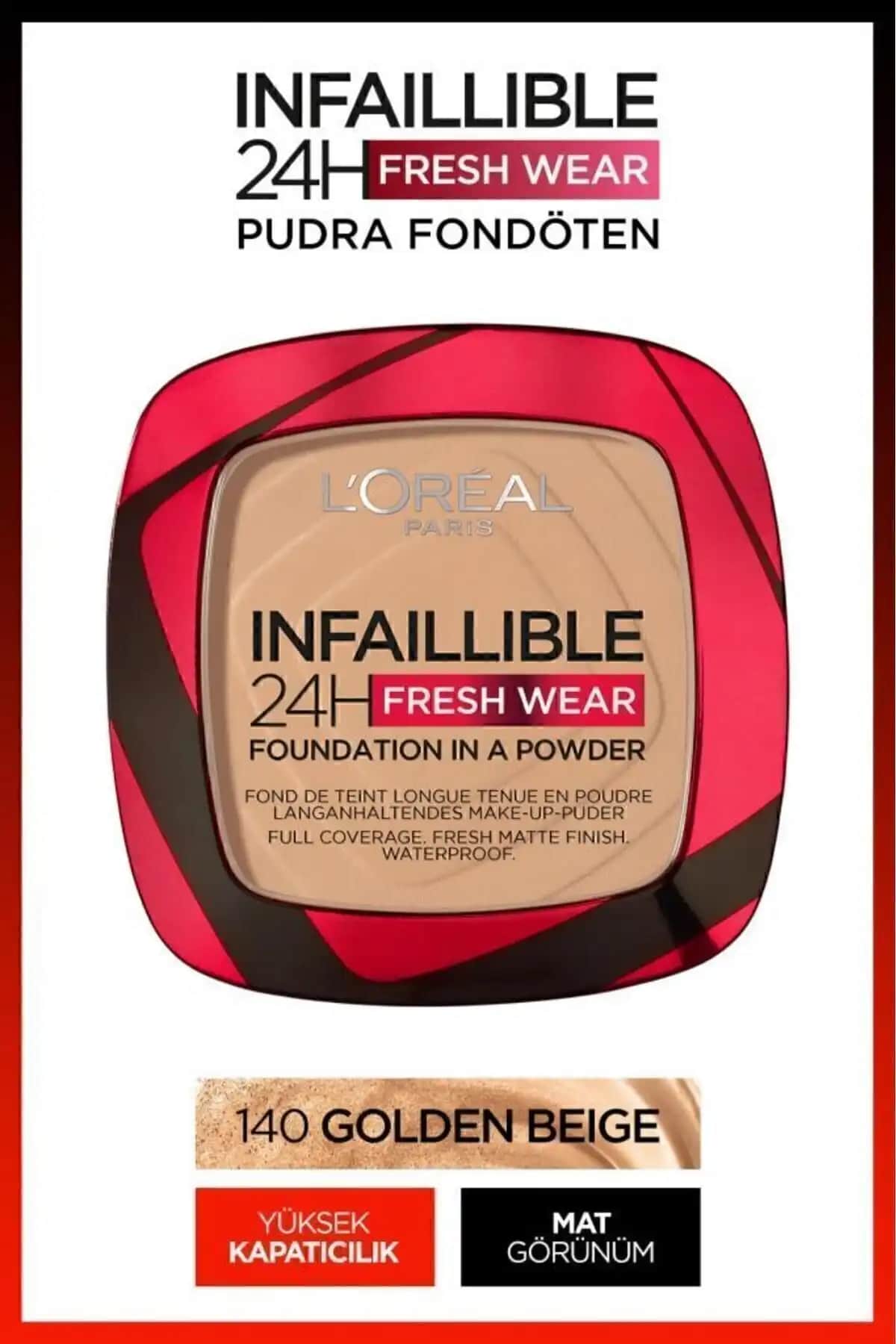 2025'te L'Oreal Paris Infaillible 24h Fresh Wear Pudra Fondöten ile Kusursuz Mat