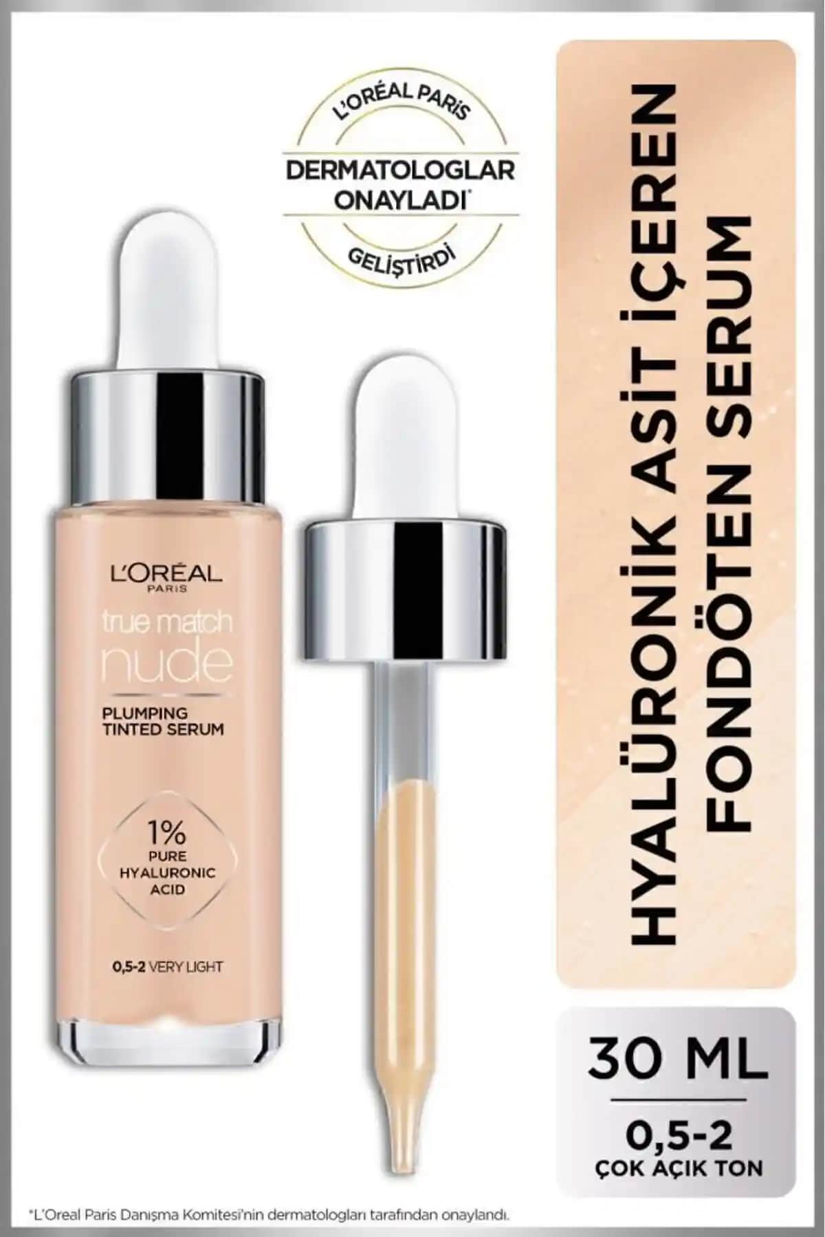 L'Oreal Paris True Match Nude Serum Fondöten: Doğal Görünüm ve Yüksek Nem Sağlayan Özellikler