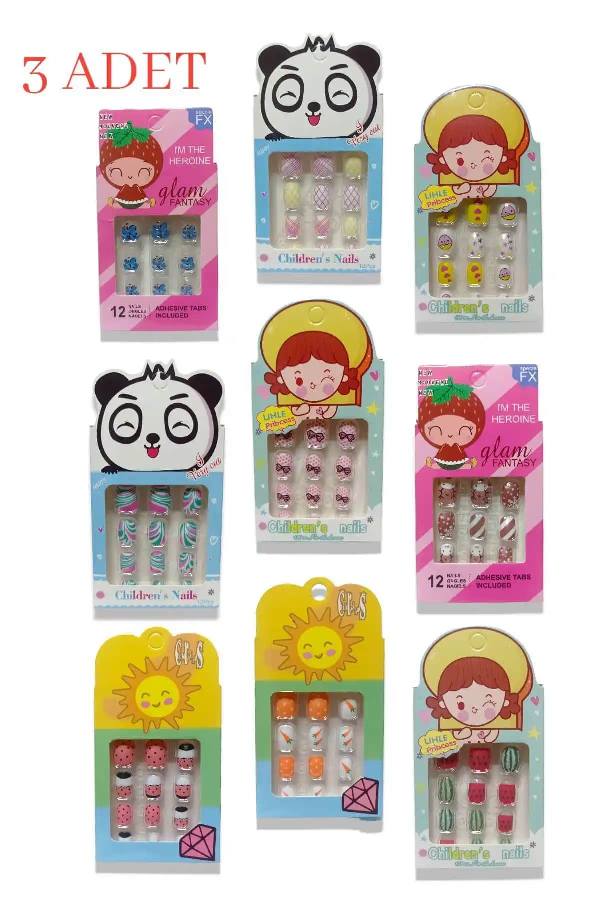 LYLLIA ve Sheinside Çocuk Takma Tırnak Setleri Karşılaştırması ve İnceleme