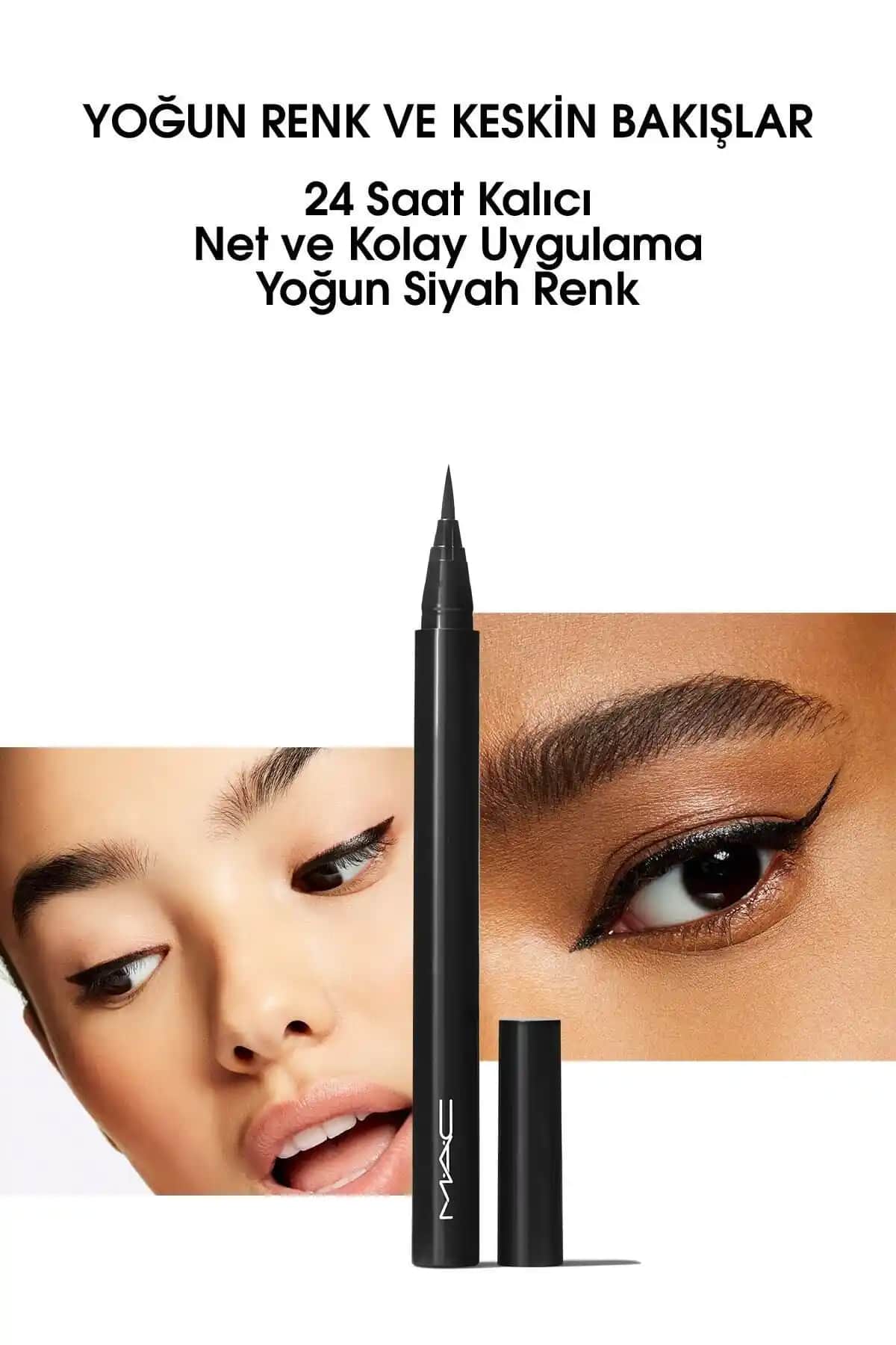 Mac Brushstroke 24 Saatlik Eyeliner ile Uzun Süreli ve Pratik Göz Makyajı Deneyimi