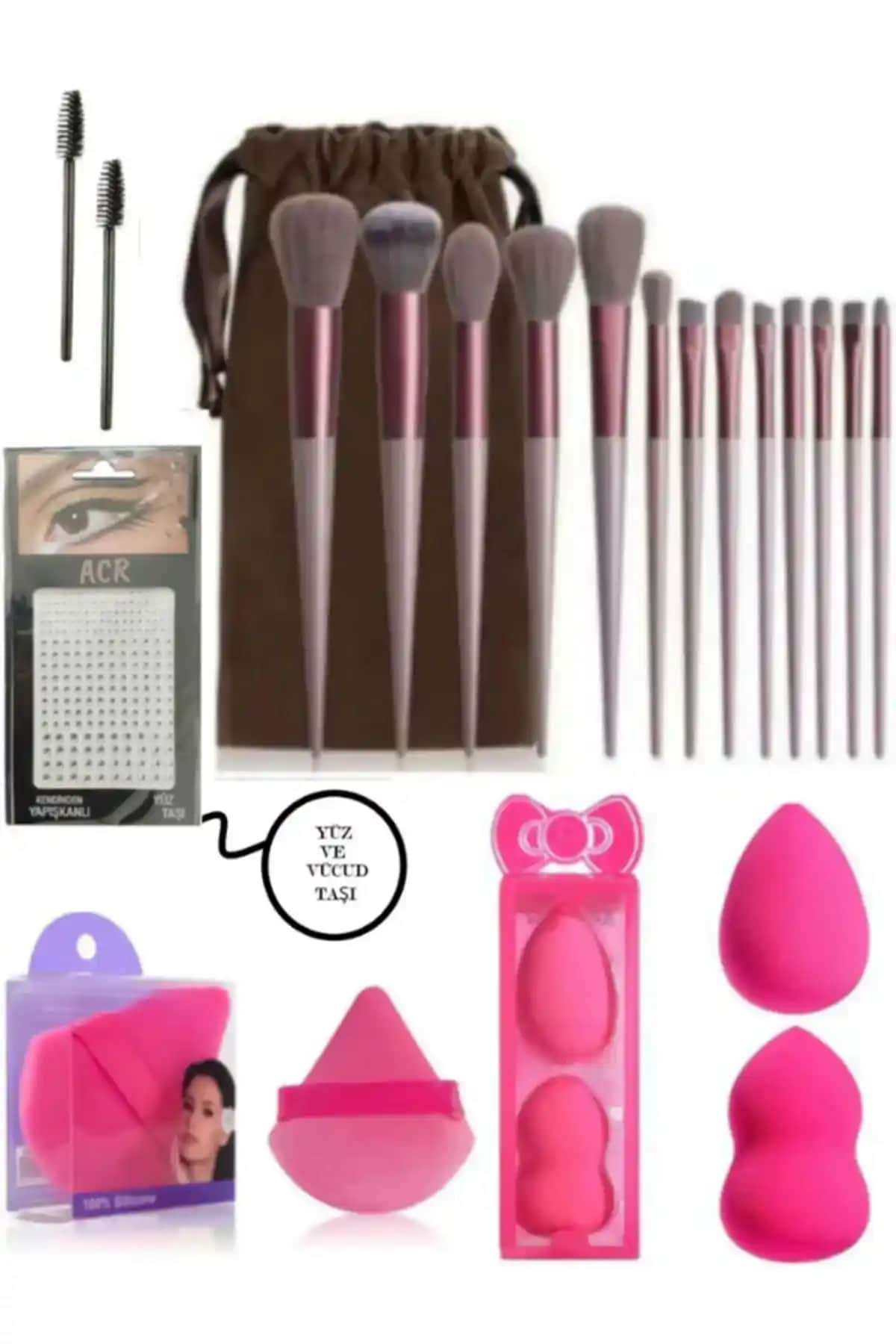 Makyaj Fırça Setleri Karşılaştırması: AcarlarTicaret ve aks Kozmetik Ürünleri