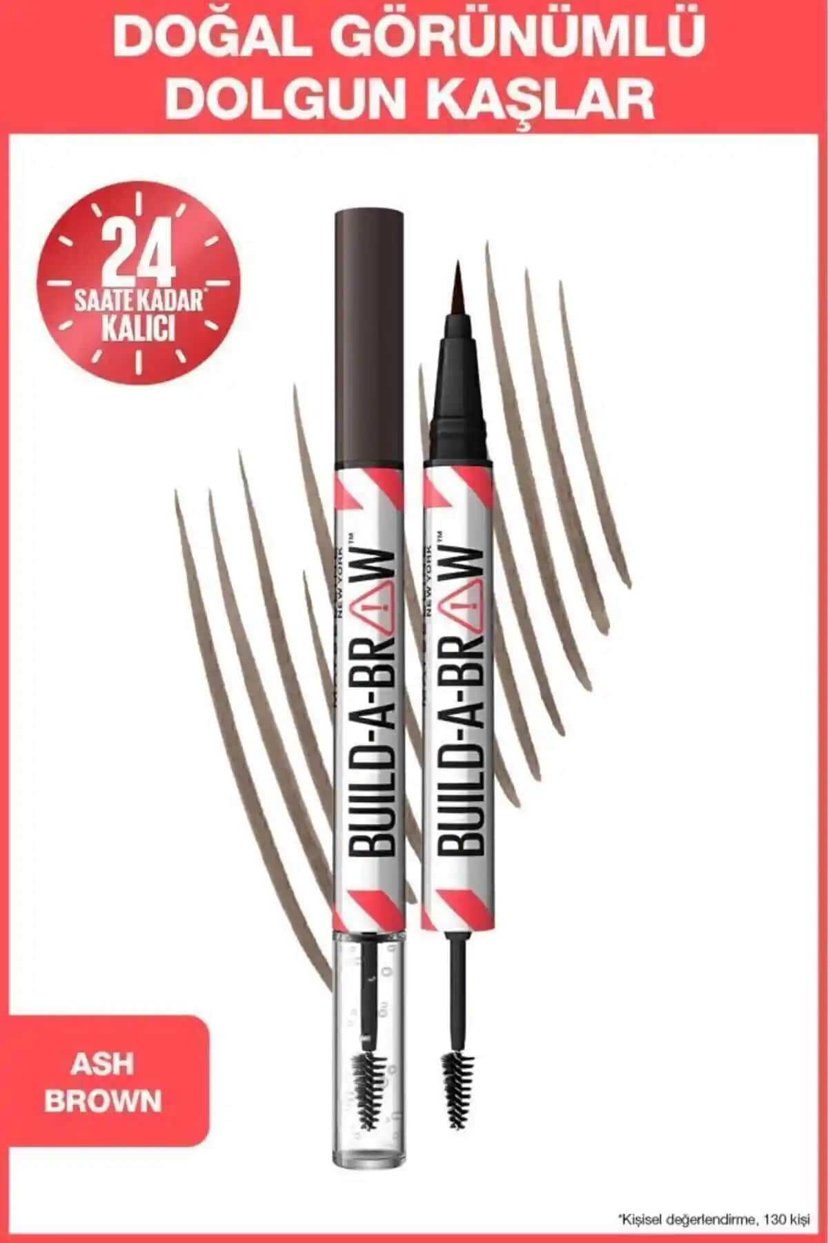 Maybelline Build a Brow 2in1 Kaş Kalemi ve Jeli Karşılaştırması Renk ve Performans Analizi