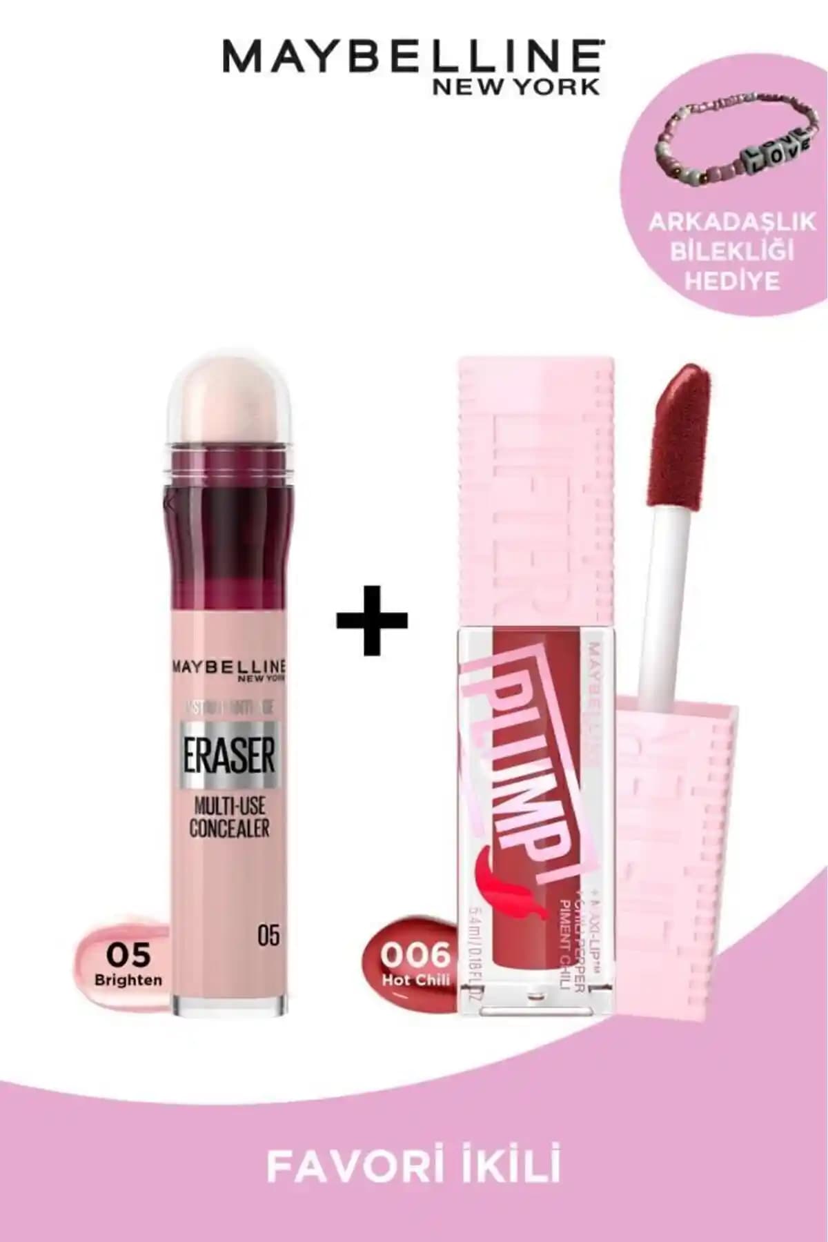 Maybelline Güzellik Çözümleri: Anti Age Eraser ve Lifter Plump Dudak Parlatıcısı