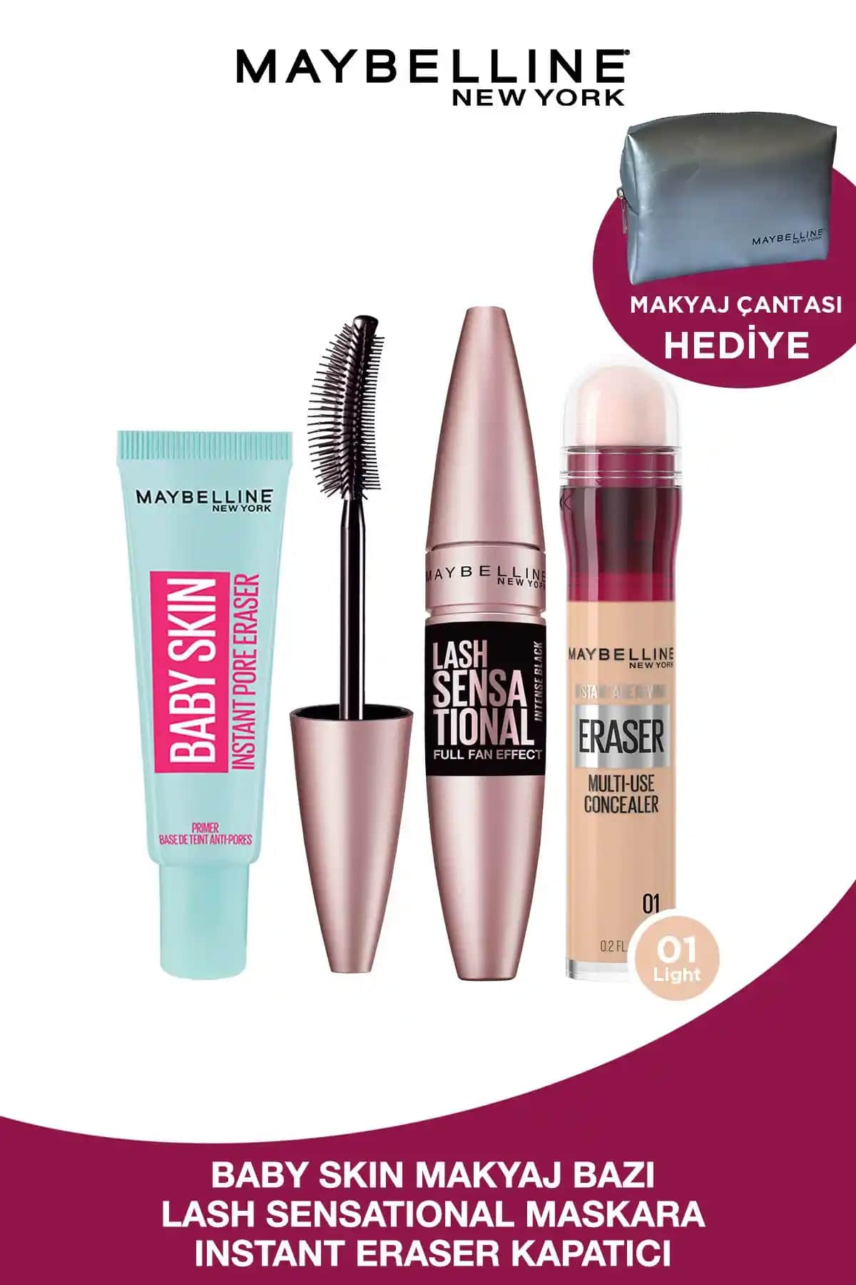 Maybelline Lash Sensational Maskara ve Çok Yönlü Makyaj Ürünleri ile Göz ve Cilt Bakımı