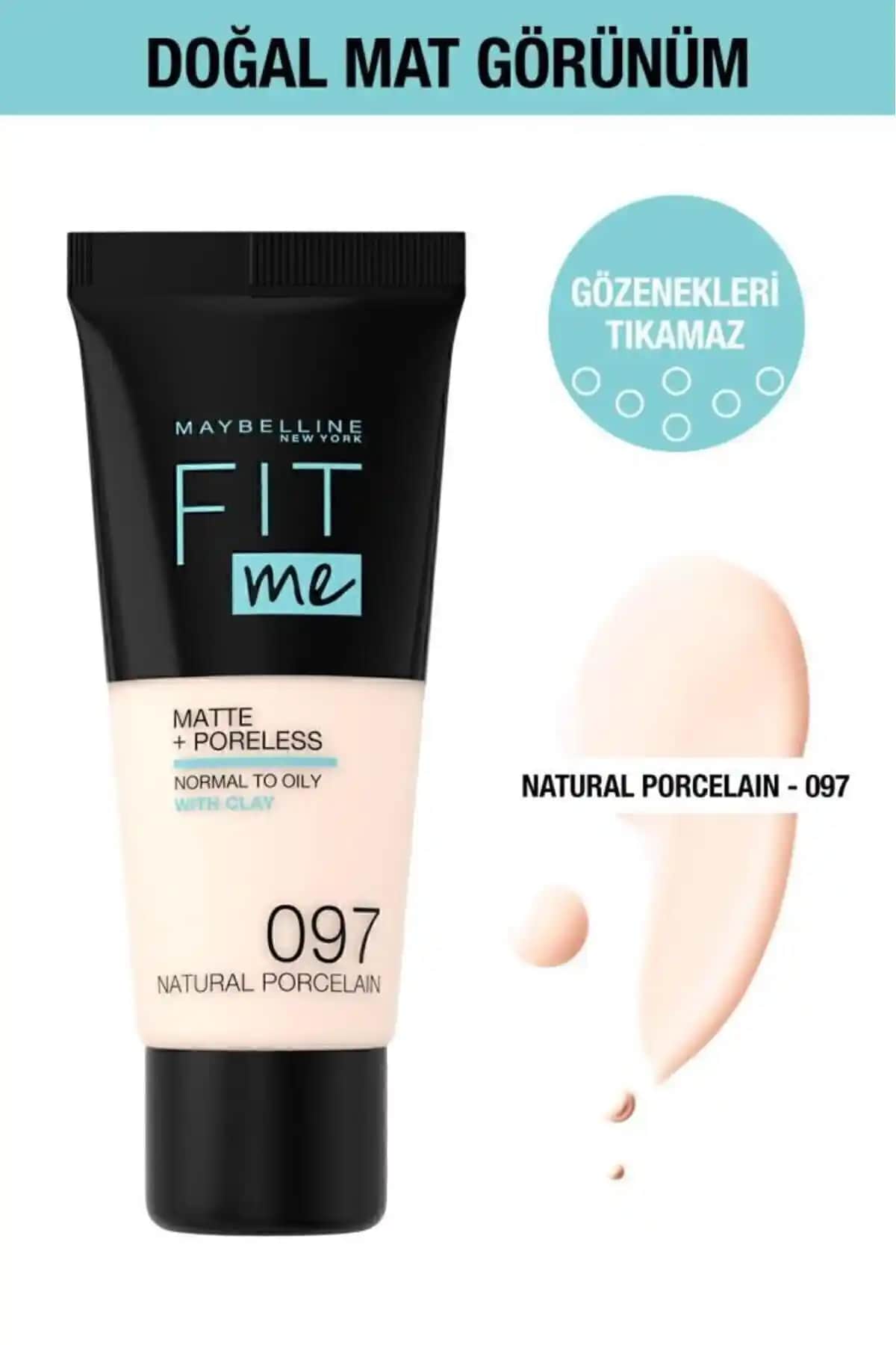 Maybelline New York Fit Me Matte Poreless Fondöten: Doğal ve Uzun Süreli Mat Makyajın Anahtarı
