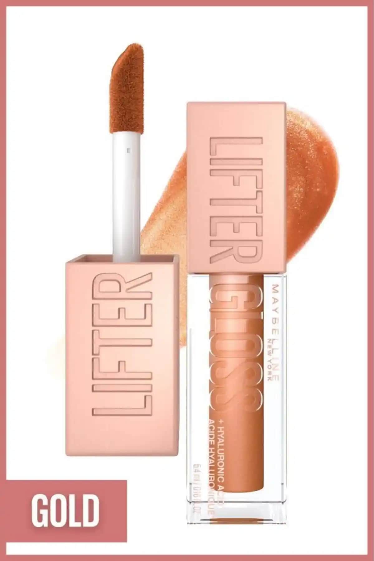 Maybelline New York Lifter Gloss 019 Gold Nemlendirici ve Parlak Dudak Parlatıcısı