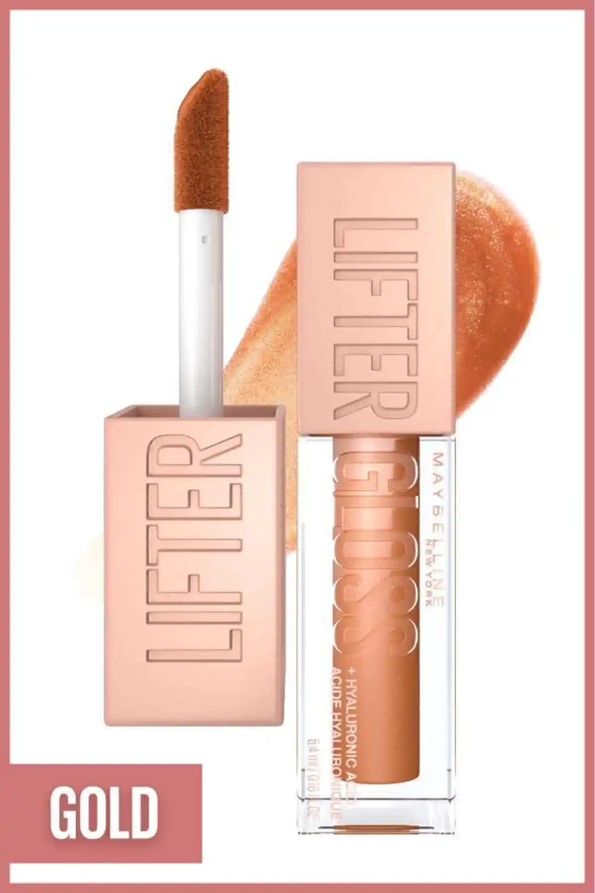 Maybelline New York Lifter Gloss 019 Gold Nemlendirici ve Parlak Dudak Parlatıcısı