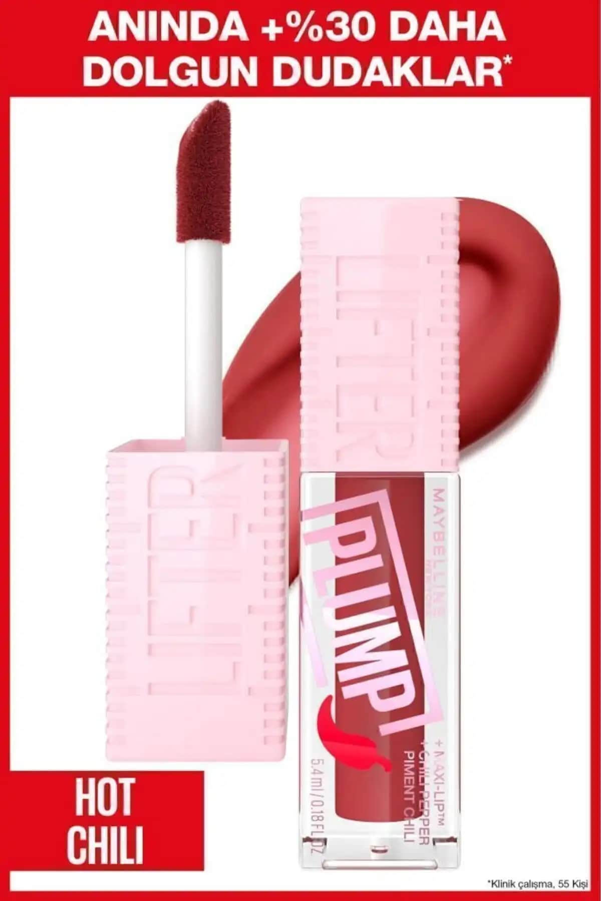 2025'te Maybelline Lifter Plump ile Dudaklarınızda Kırmızı Tonların Büyüsü