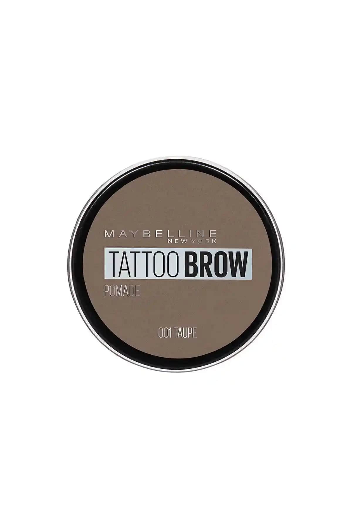 Maybelline New York Tattoo Brow Kaş Pomadı 01 Taupe Açık Ton Kalıcılık ve Doğal Görünüm
