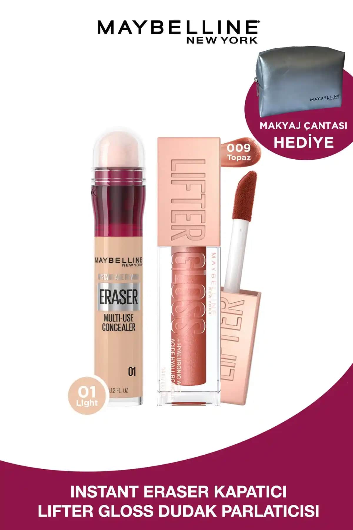 Maybelline Yeni Yüz Kapatıcısı ve Dudak Parlatıcısı Ürünlerinin Karşılaştırması