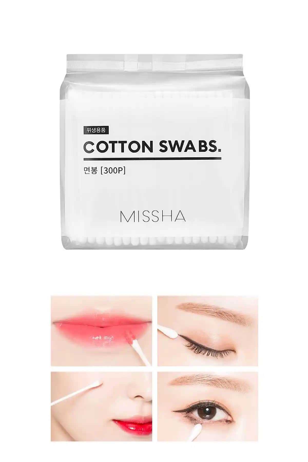 Missha Çift Taraflı %100 Saf Pamuklu Çubuklar Hijyen ve Konfor Sağlayan Temizlik Aracı