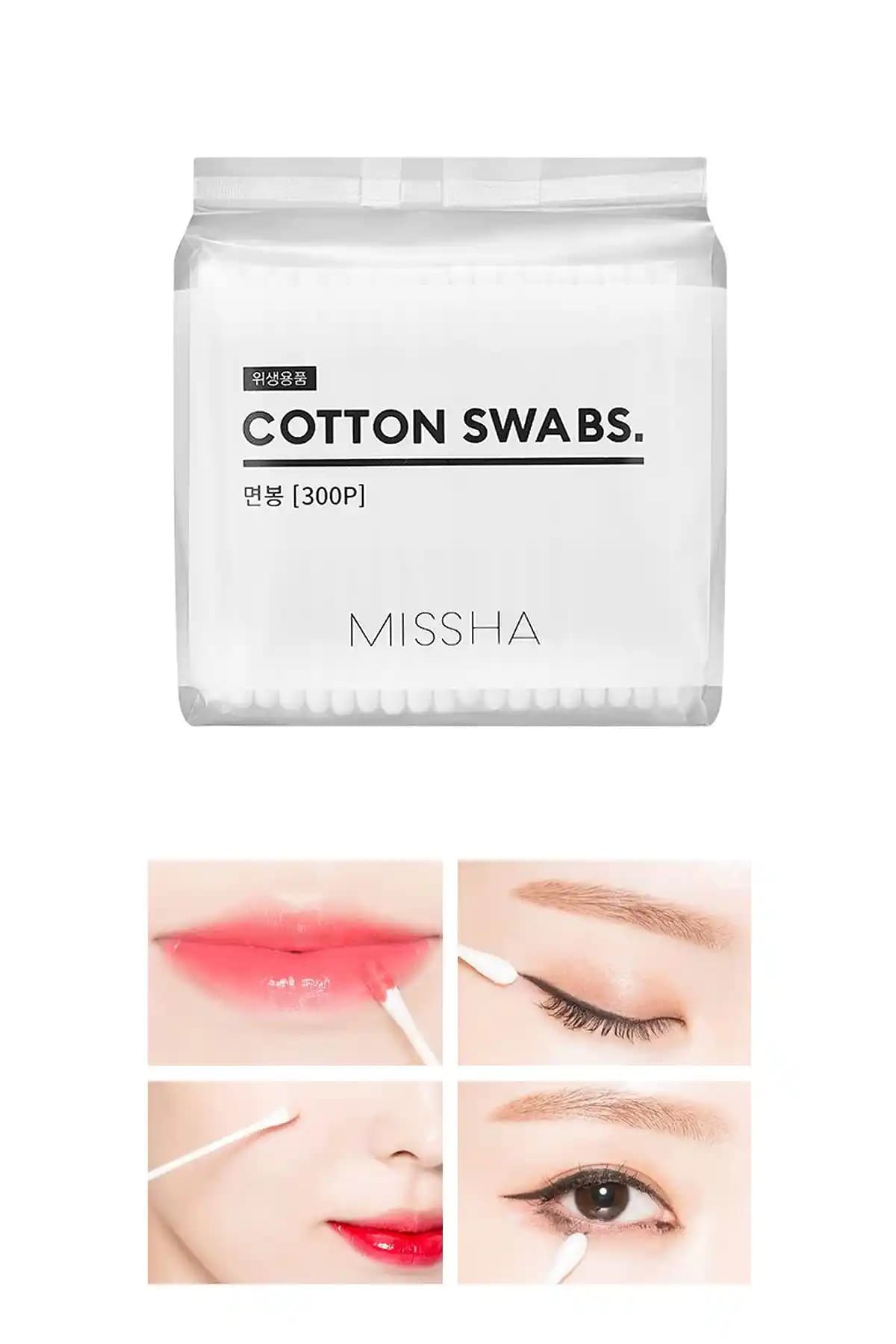 Missha Çift Taraflı %100 Saf Pamuklu Çubuklar Hijyen ve Konfor Sağlayan Temizlik Aracı