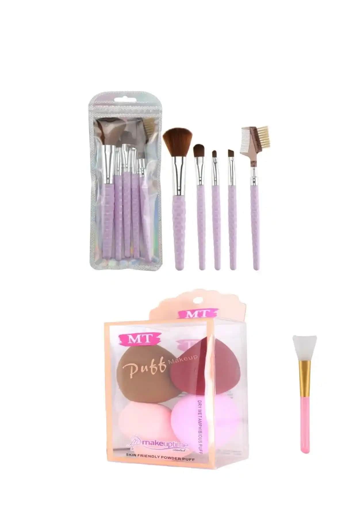 Monalisa Toka Kadın Profesyonel 5'li Makyaj Fırça Seti ile Güzelliğinizi Yükseltin