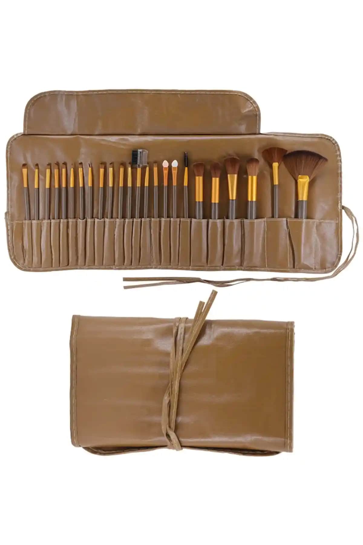 MUJGAN Fırça Setleri Karşılaştırması: Taba Kahverengi Deri ve Siyah Silindir Versiyonları