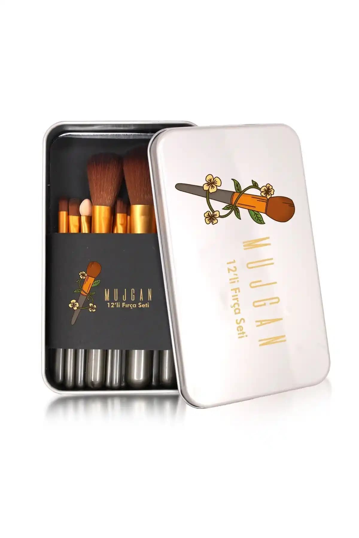 Mükkemmel Sonuçlar İçin MUJGAN 12'li Metal Kutulu Makyaj Fırça Seti Detaylı İnceleme