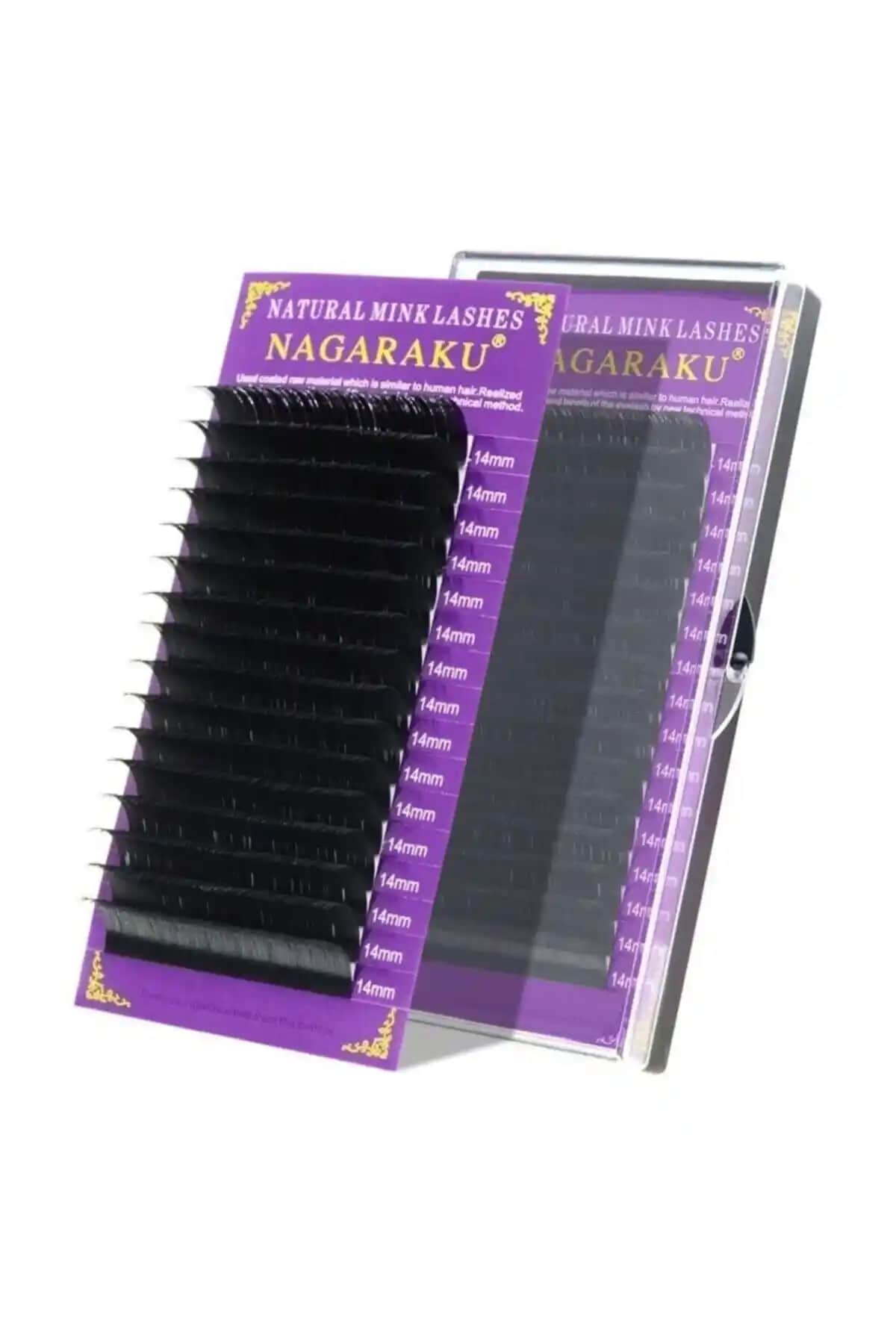 Nagaraku İpek Kirpik 0.07 D Kıvrım 12 Mm ve 13 Mm Karşılaştırması