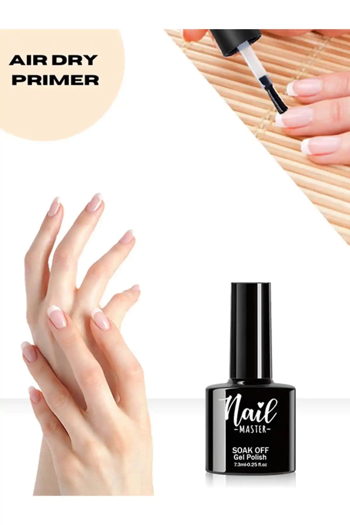 Nail Master Air Dry Primer ile Kalıcı Tırnak ve Oje Uygulamalarında Mükemmellik
