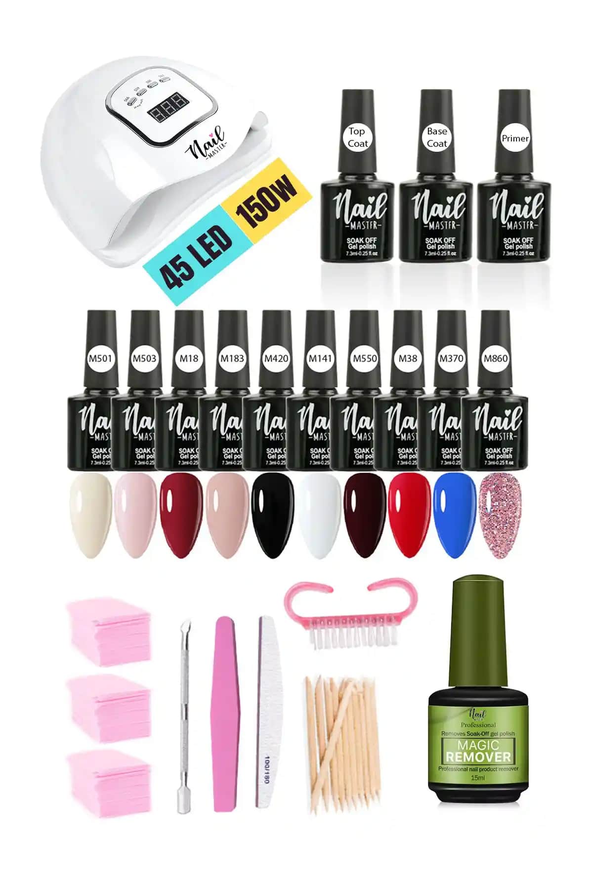 Nail Master Kalıcı Oje Setleri Karşılaştırması: 10 ve 5 Renkli Setlerin Özellikleri ve Kullanıcı Yorumları