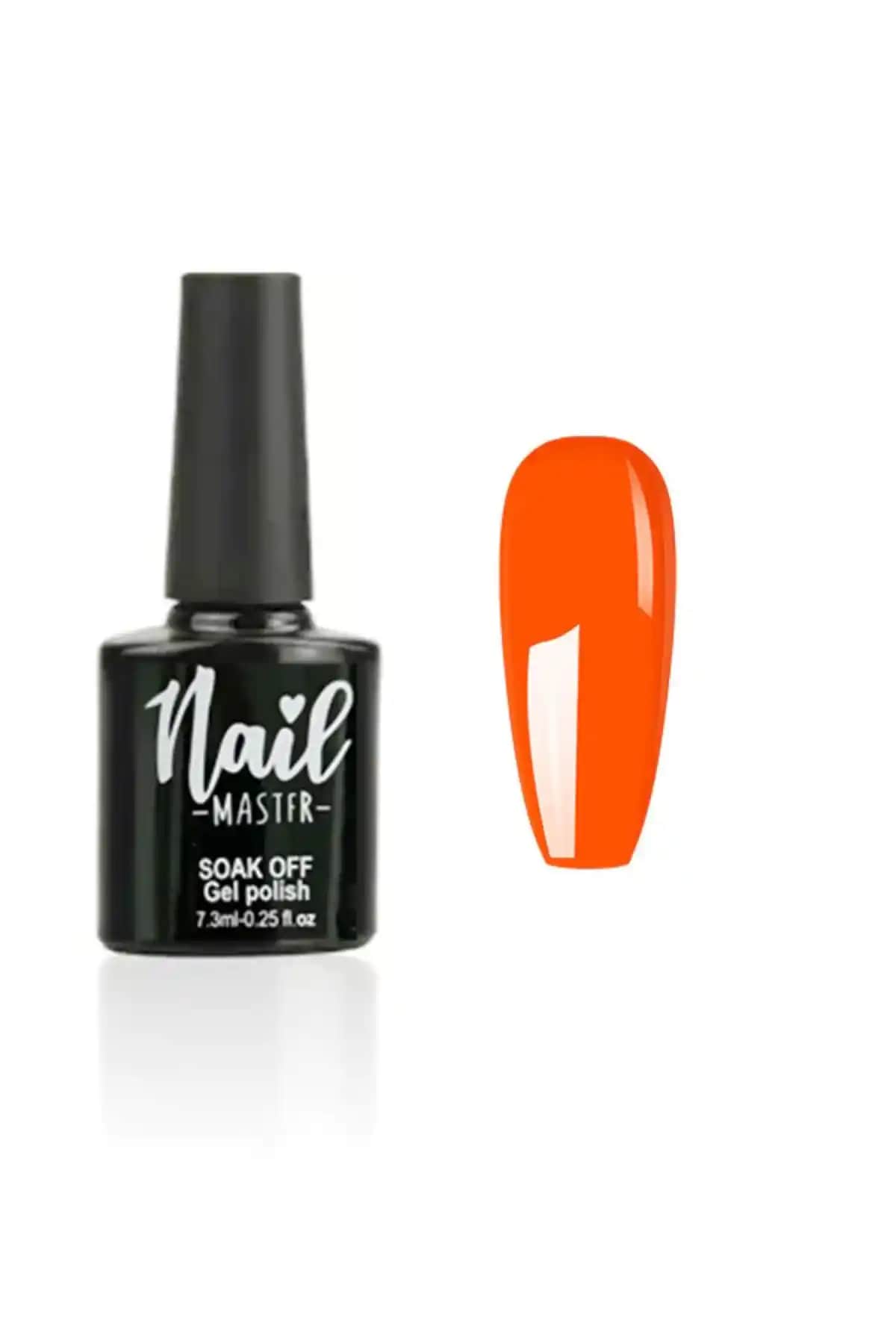 Nail Master M234 Neon Turuncu Kalıcı Oje: Parlak ve Dayanıklı Tırnaklar İçin Ideal Ürün