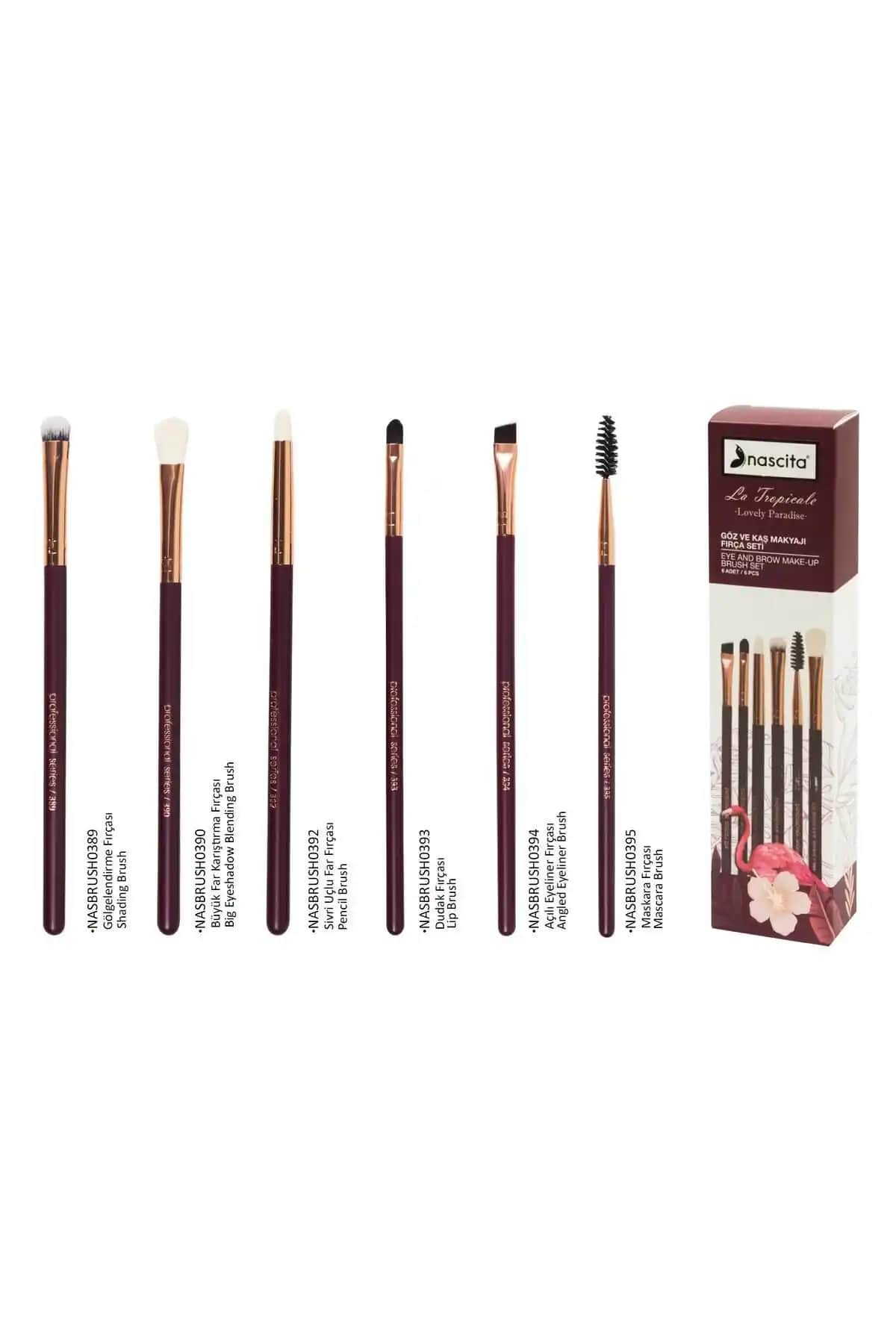 Nascita 6'lı Göz Makyajı Fırça Seti: Profesyonel Sonuçlar İçin İdeal Seçenek
