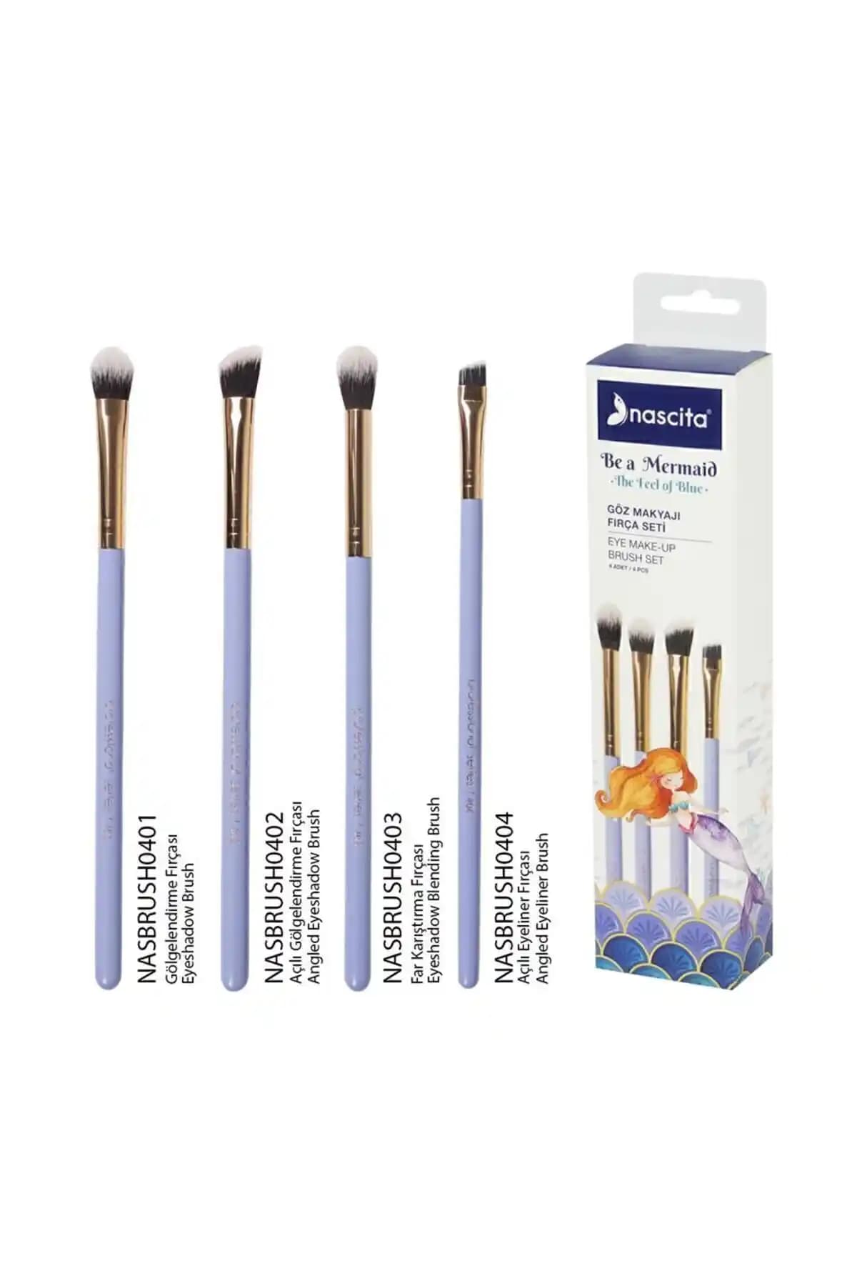 Nascita Be A Mermaid Göz Makyajı Fırça Seti: Şık Tasarım ve Yüksek Performanslı Makyaj Araçları