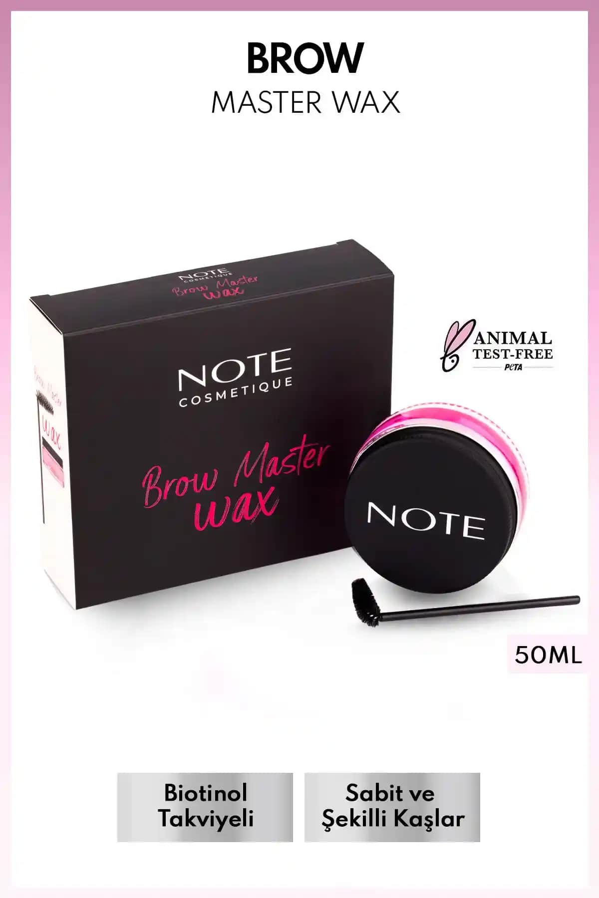 Note Cosmetics Brow Master Kaş Sabitleyici ve Şekillendirici Wax Güvenli ve Doğal Kullanım