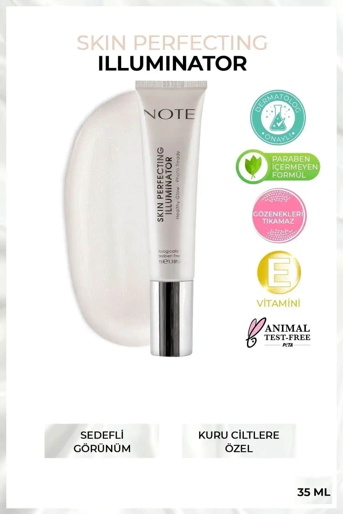 Note Cosmetics Skin Perfecting Illuminator: Kuru Ciltler İçin Mükemmel Aydınlatıcı