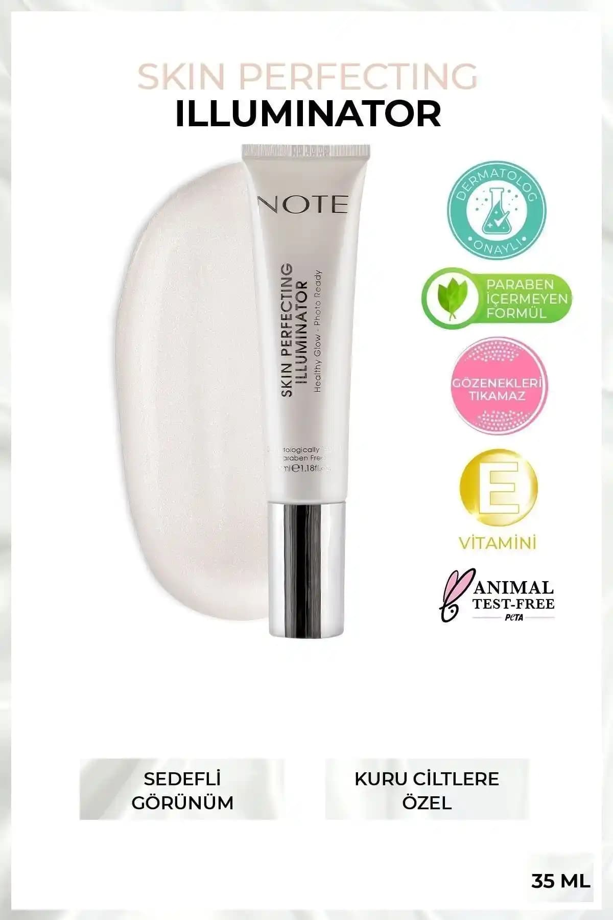 Note Cosmetics Skin Perfecting Illuminator: Kuru Ciltler İçin Mükemmel Aydınlatıcı
