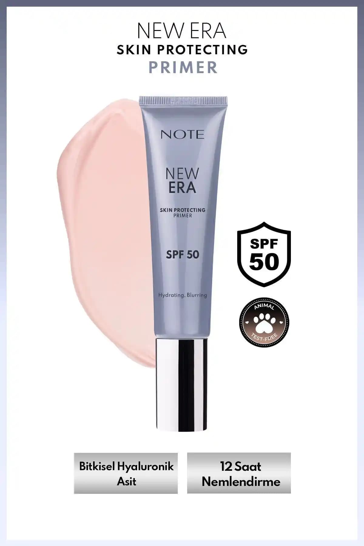 Note Cosmetics Yeni Nesil Cilt Koruyucu Makyaj Bazı SPF 50 ile Günlük Güzellik ve Koruma