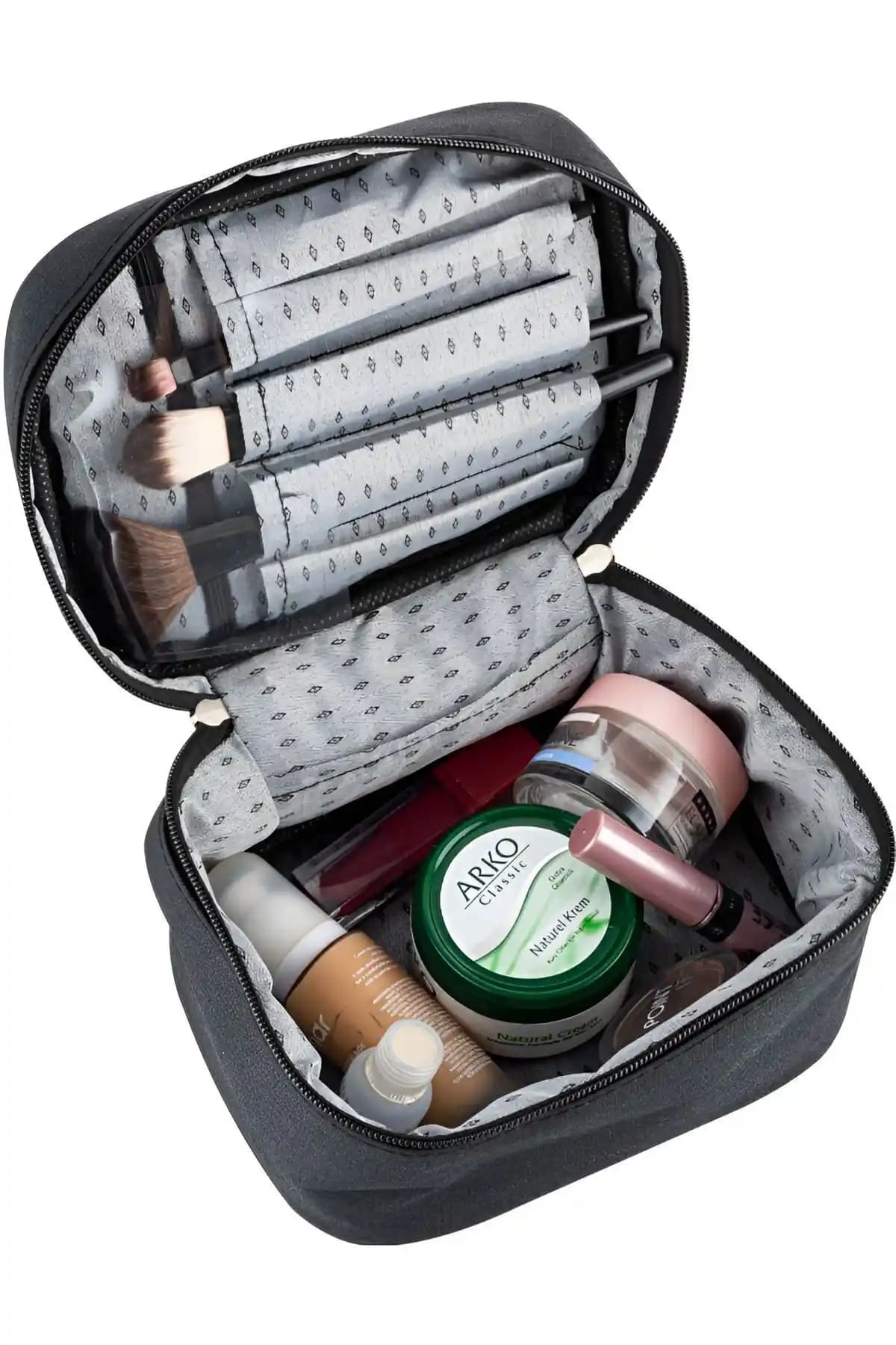 NS Captain Seyahat Makyaj Organizeri ve Şeffaf Kozmetik Çantası Karşılaştırması