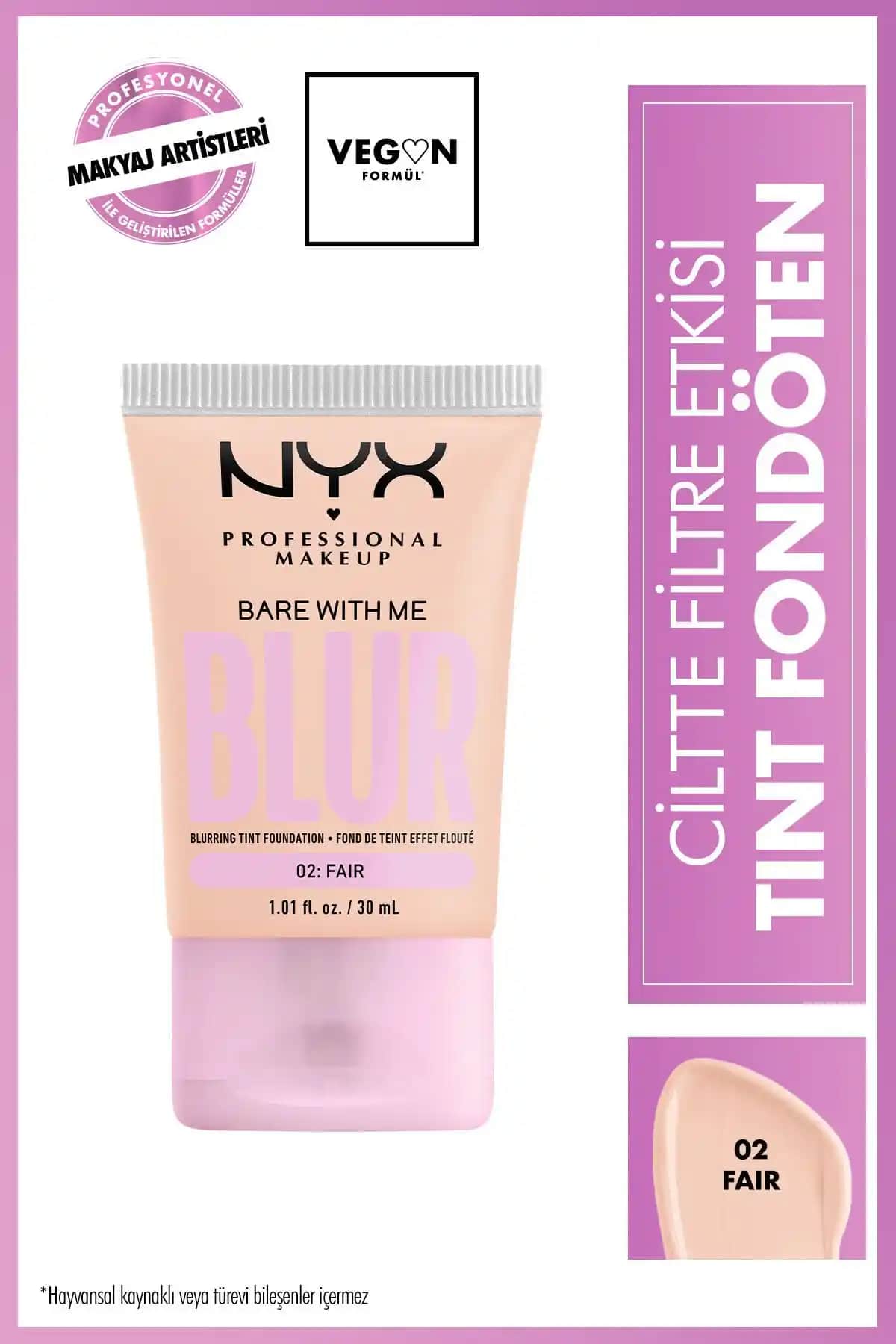 NYX Blur Tint Fondöten İncelemesi: Doğal ve Pürüzsüz Cilt İçin Yüksek Kapatıcılık