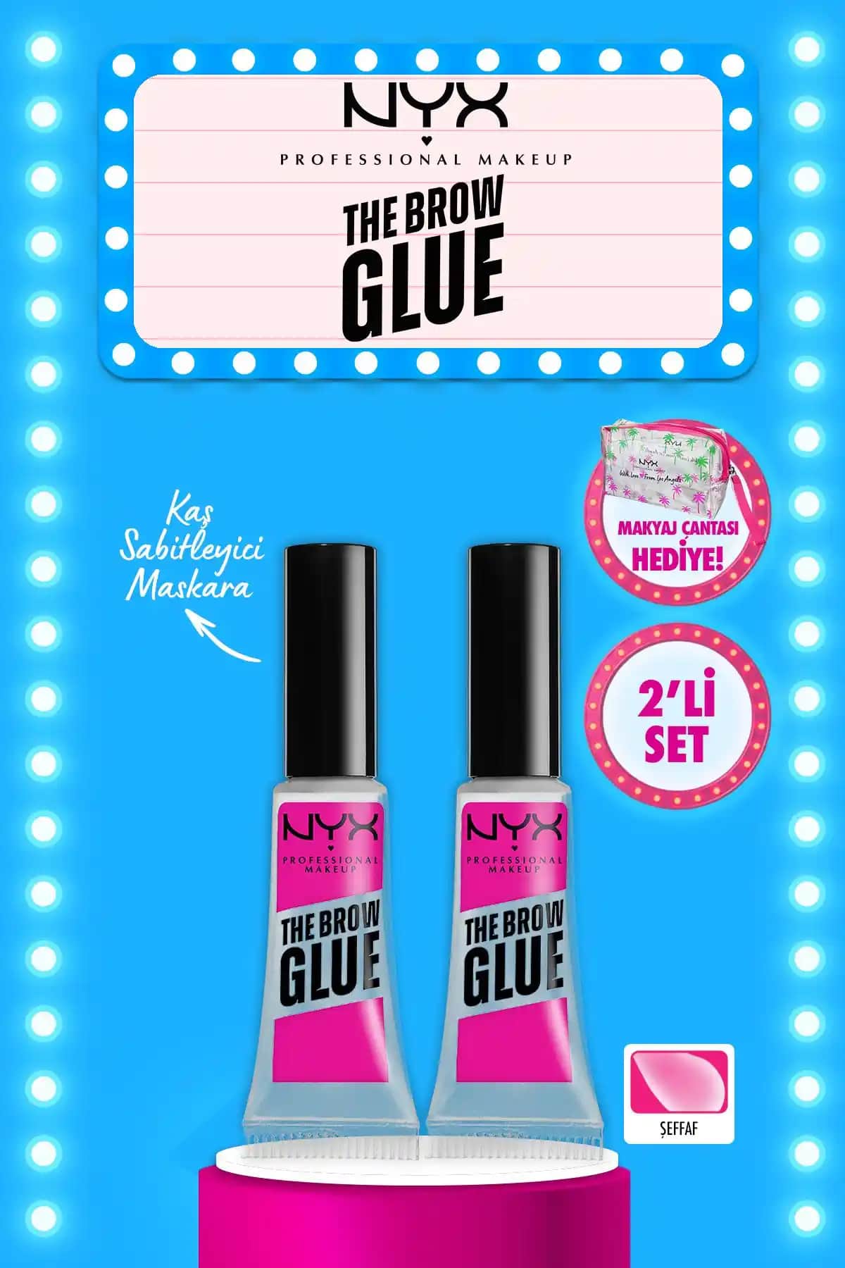 NYX Brow Glue ve Control Freak Kaş Sabitleyici Karşılaştırması Özeti