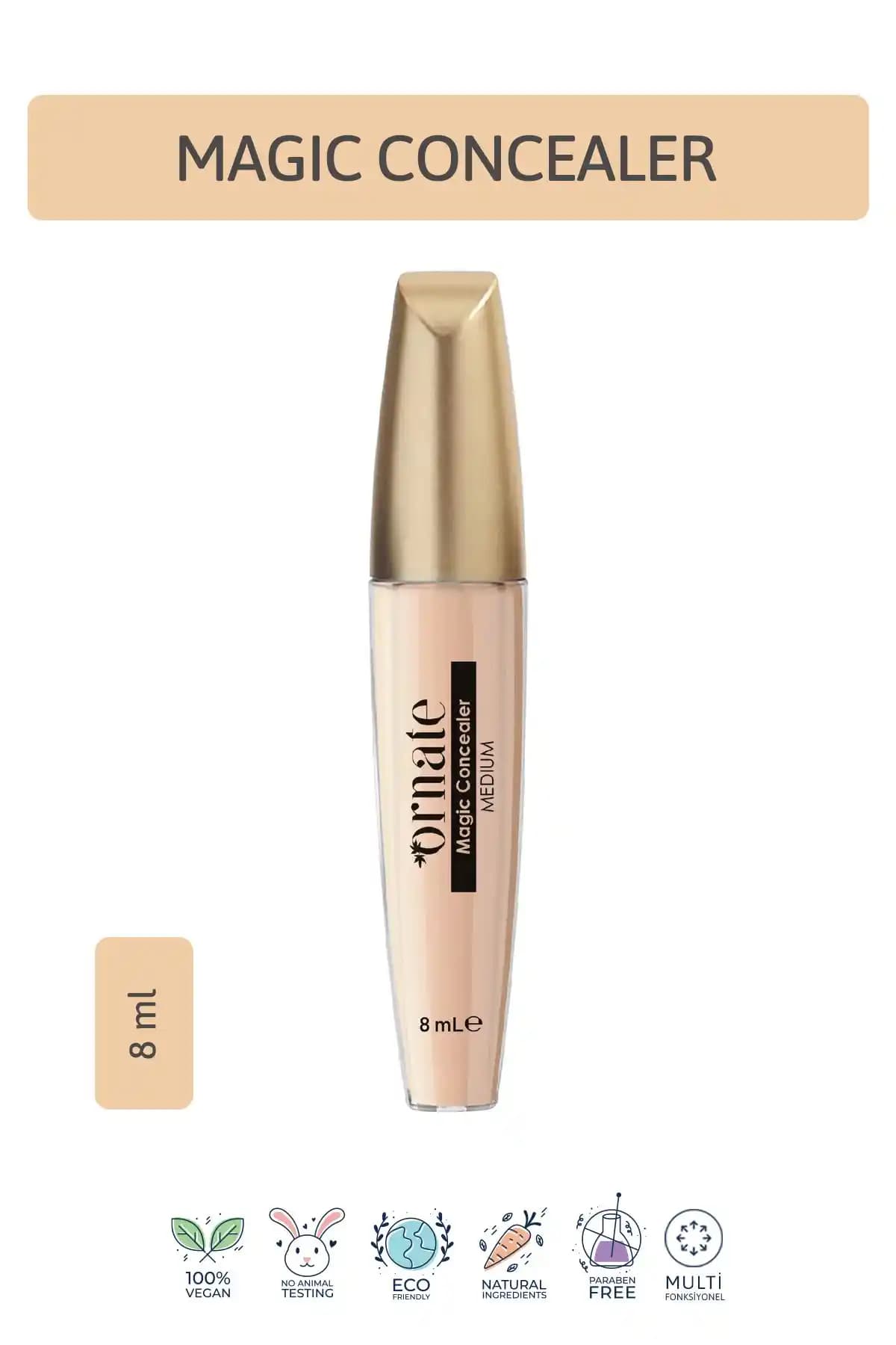 ORNATE Magic Concealer Kapatıcı Krem 02 ile Kusursuz ve Doğal Makyaj Deneyimi