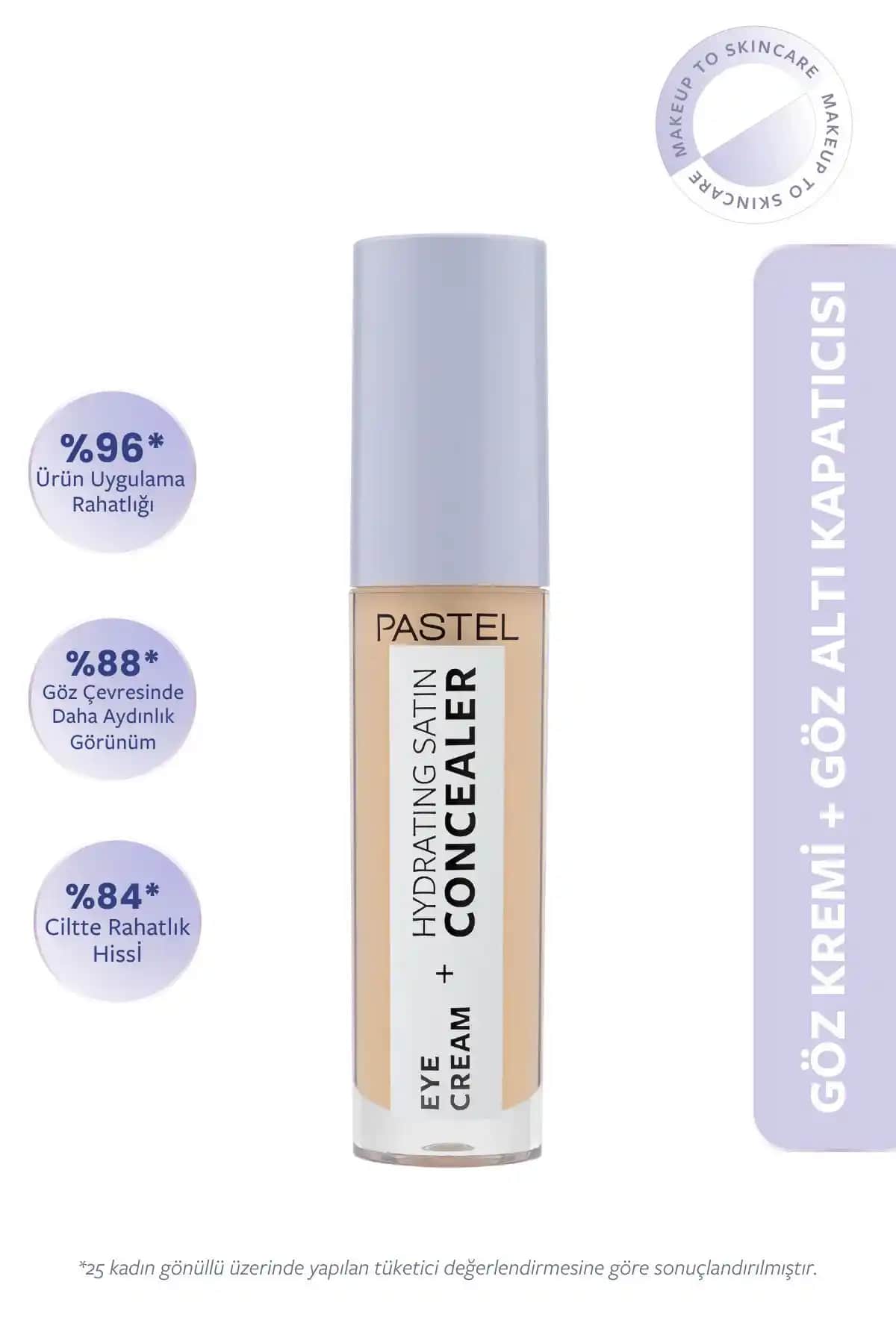 Pastel Göz Kremi Hydrating Satin Concealer ile Göz Çevresi Bakımında Yeni Dönem